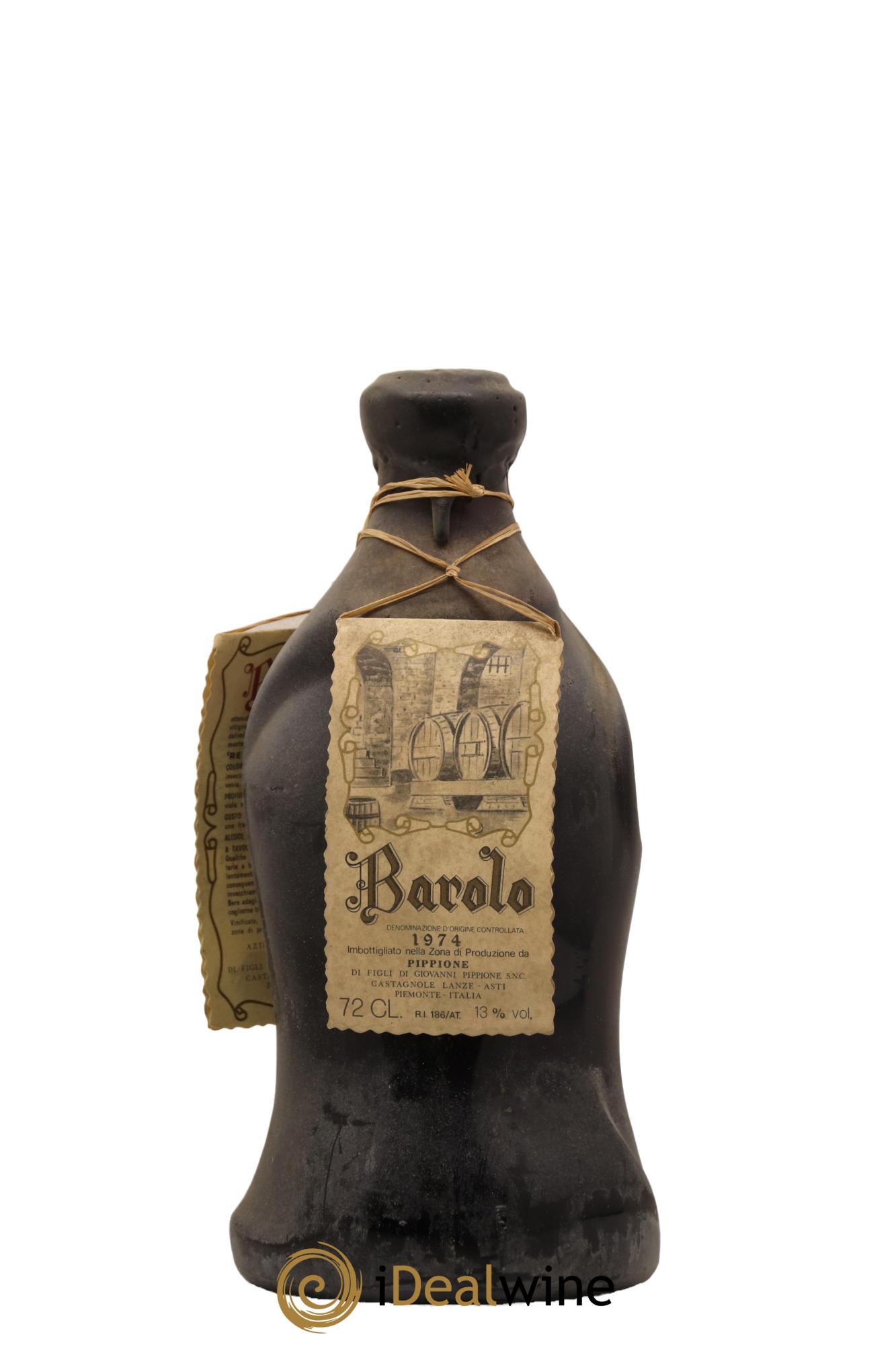 Barolo Riserva Cantina Alessandria 1974 - Lot de 1 bouteille - 0