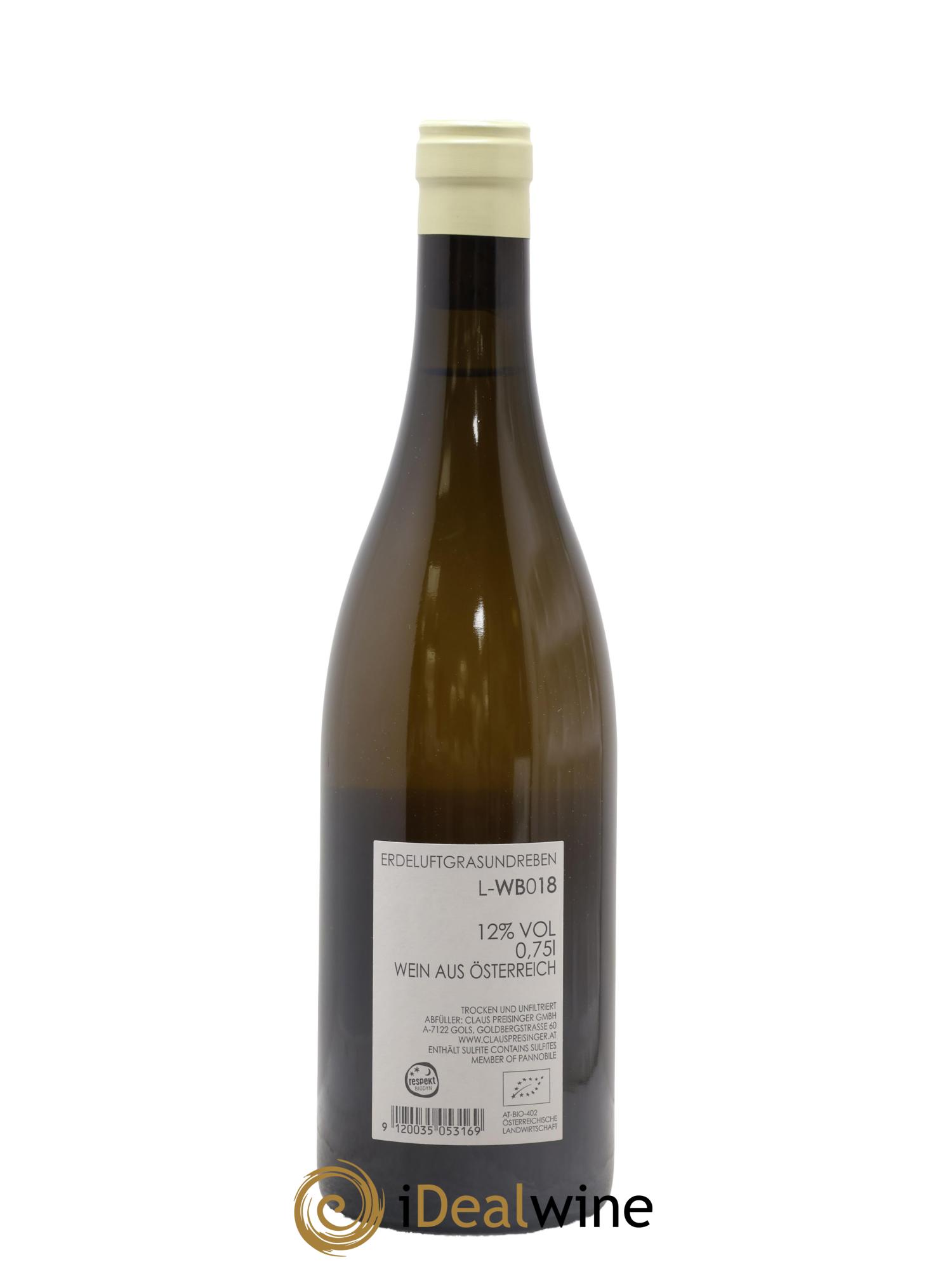 Autriche Erdeluftgrasundreben WB Preisinger 2018 - Posten von 1 Flasche - 1