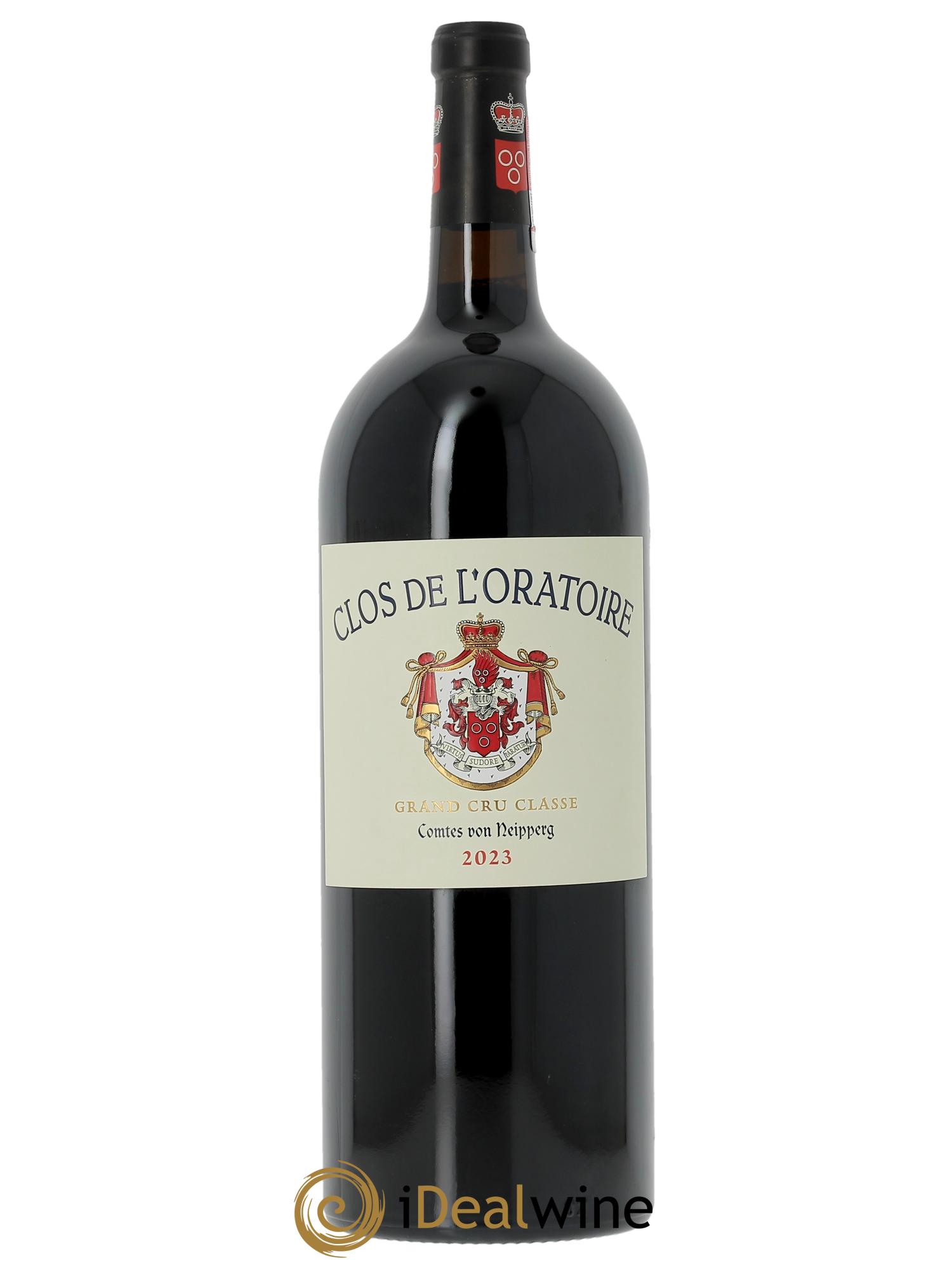 Clos de l'Oratoire Grand Cru Classé (Cassetta in legno a partire da 3 mg) 2023 - Lotto di 1 magnum - 0