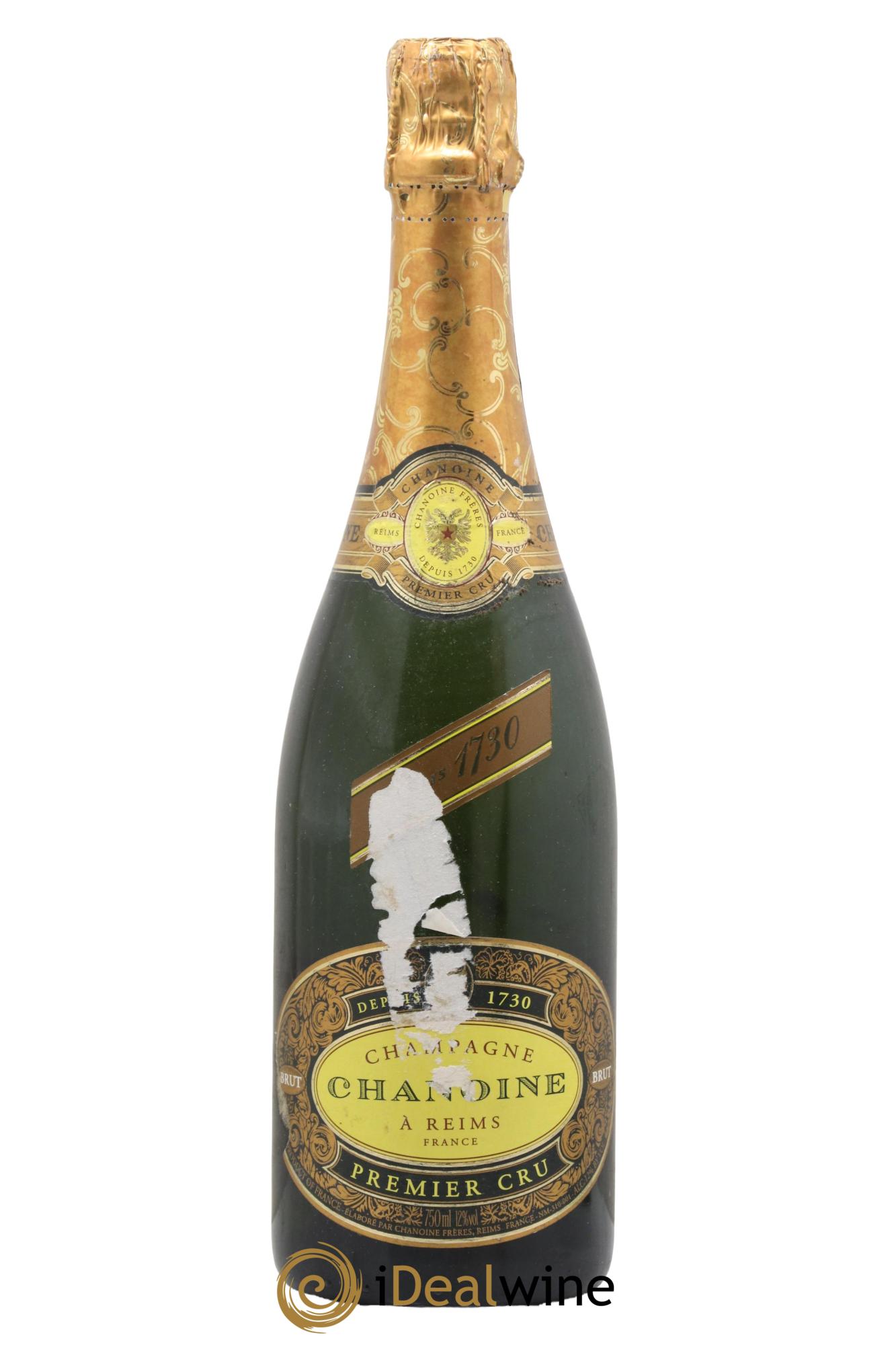 Champagne Premier Cru Chanoine - Lot de 1 bouteille - 0