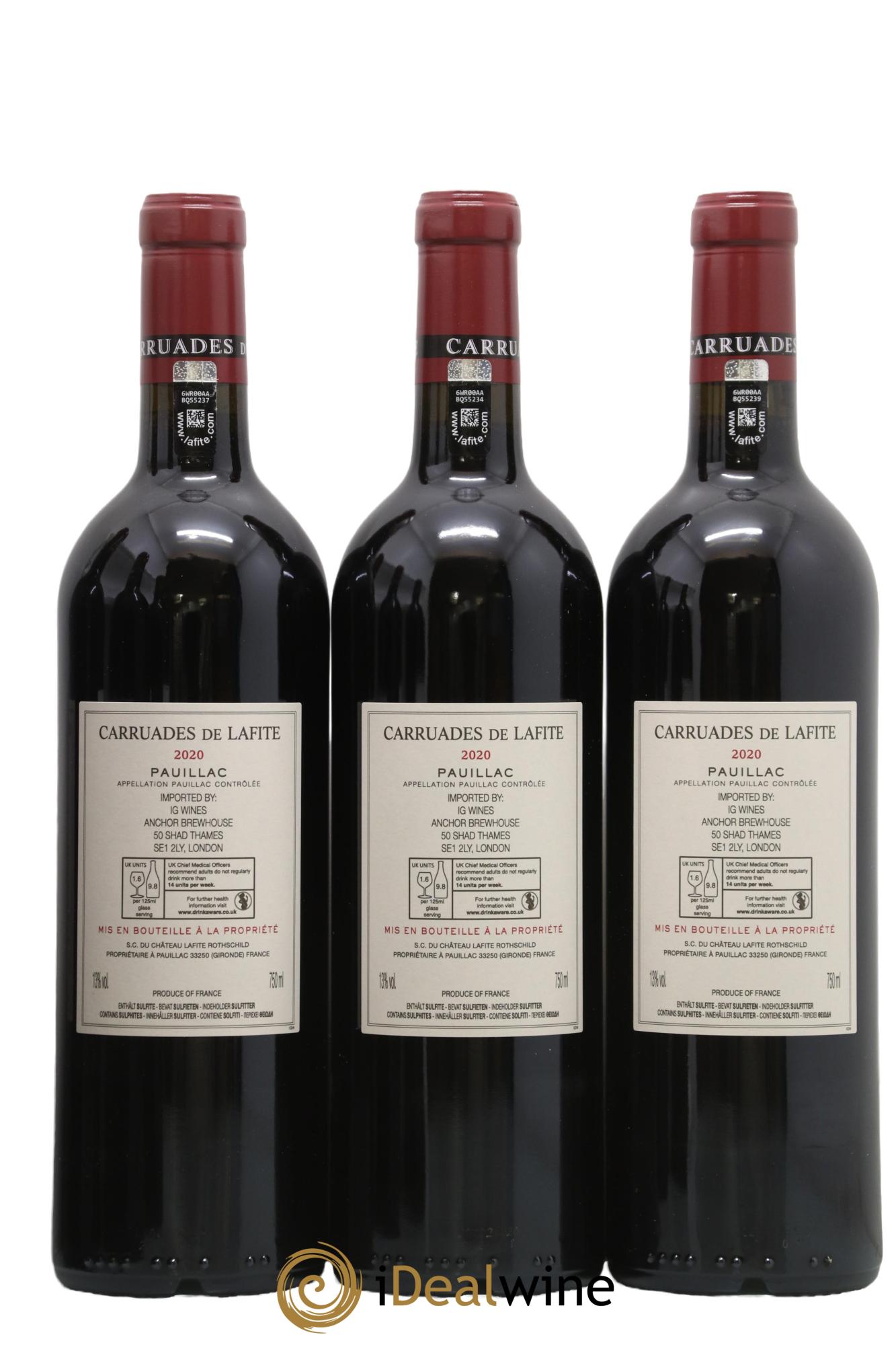 Carruades de Lafite Rothschild Second Vin 2020 - Lot of 6 bottles - 3