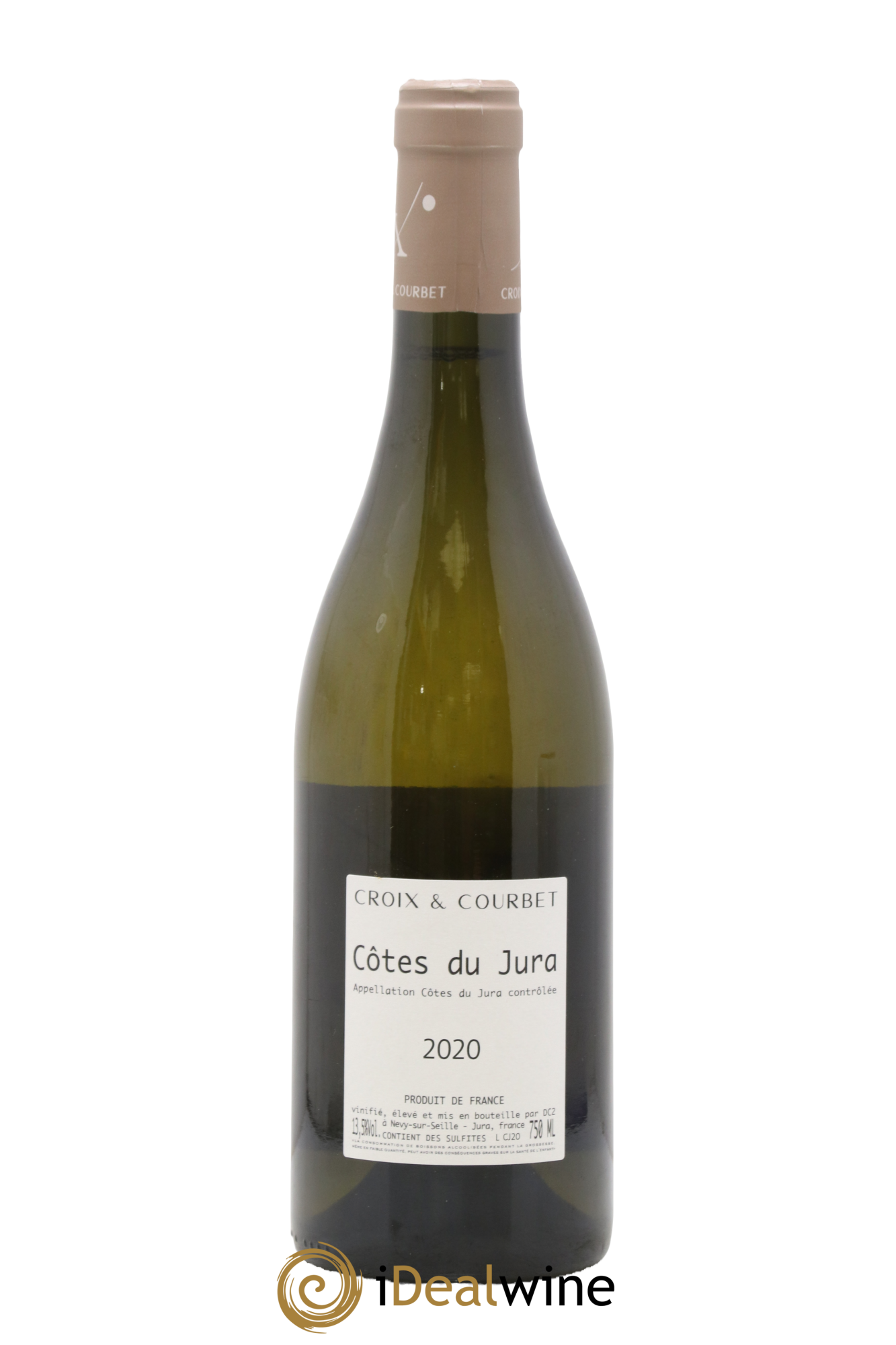Côtes du Jura Savagnin ouillé Croix & Courbet 2020 - Lot de 1 bouteille - 1
