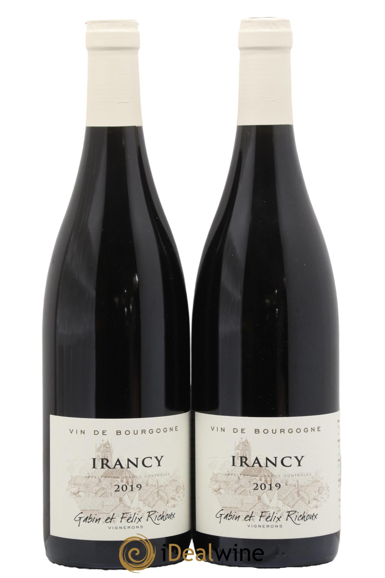 Irancy Gabin & Félix Richoux 2019 - Lot de 2 bouteilles - 0
