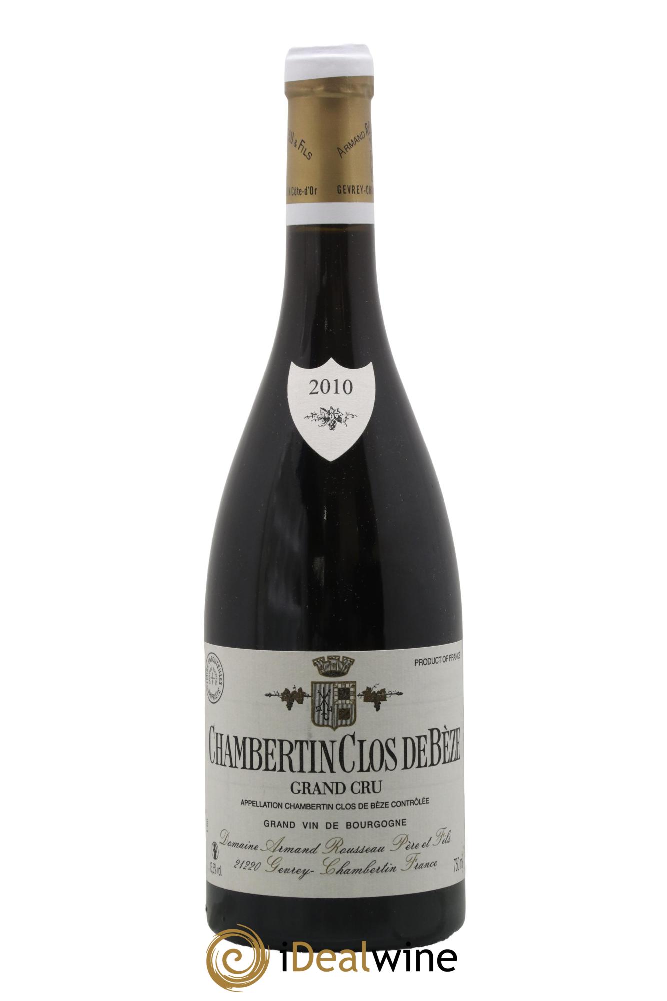 Chambertin Clos de Bèze Grand Cru Armand Rousseau (Domaine) 2010 - Lot of 1 bottle - 0