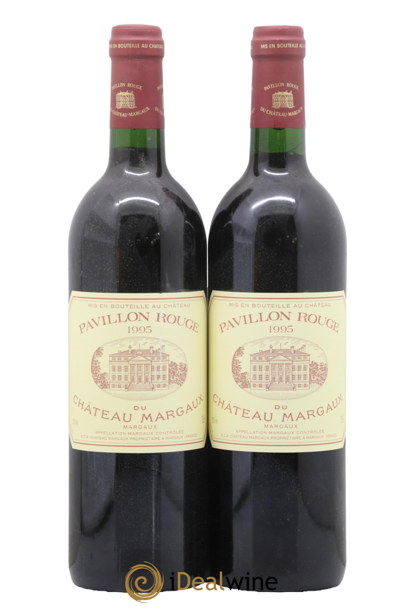 Pavillon Rouge du Château Margaux Second Vin 1995 - Lotto di 2 bottiglie - 0