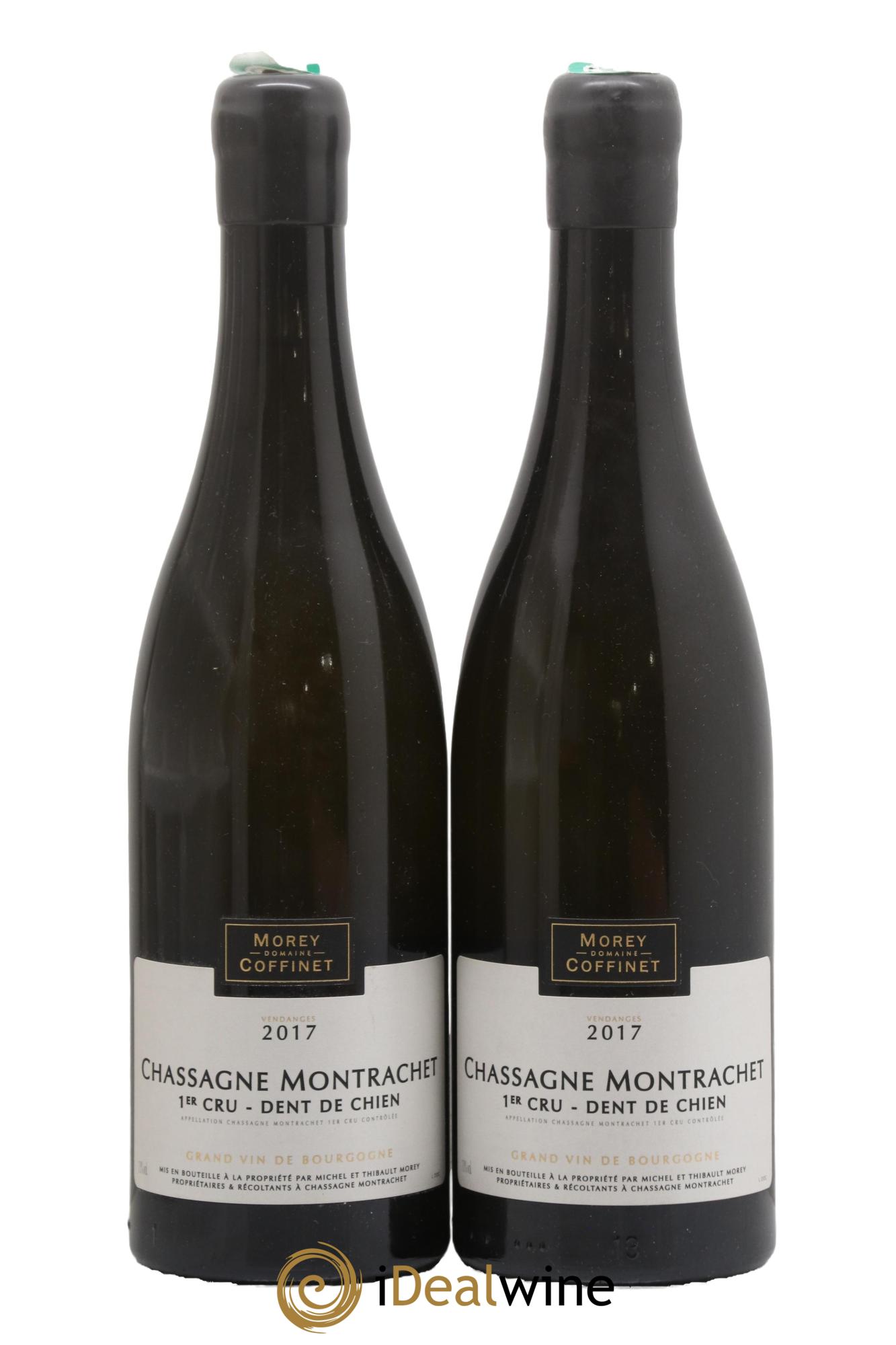 Chassagne-Montrachet 1er Cru Dent de Chien Morey-Coffinet (Domaine) 2017 - Lot de 2 bouteilles - 0