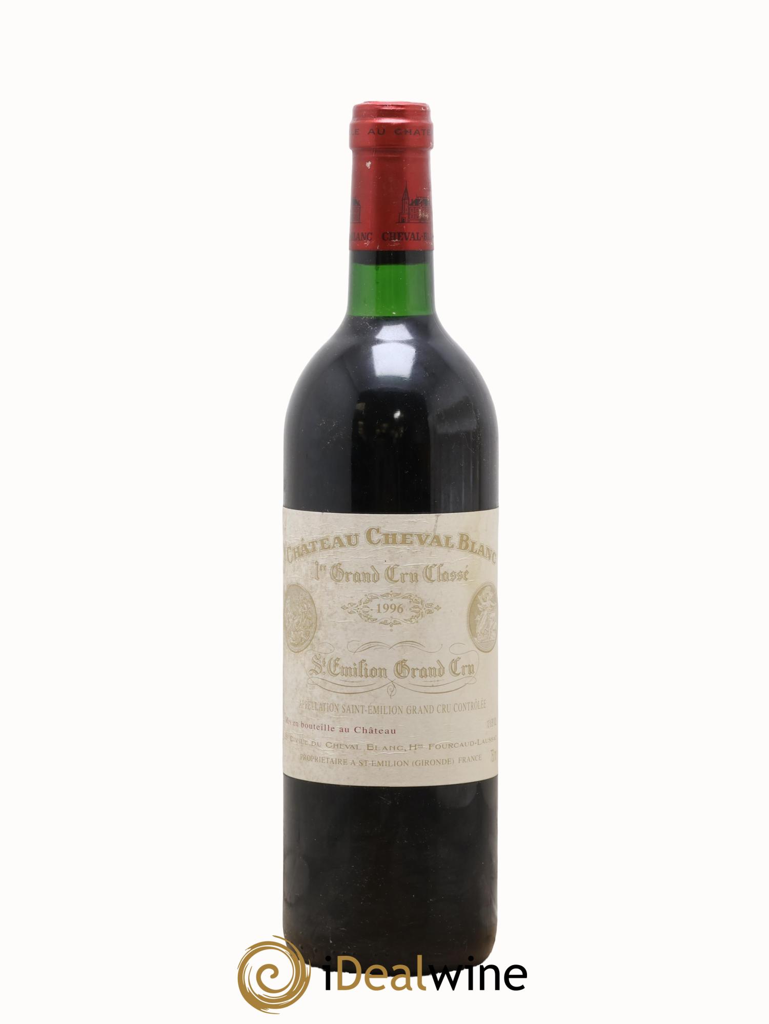 Château Cheval Blanc 1er Grand Cru Classé A 1996 - Lot de 1 bouteille - 0