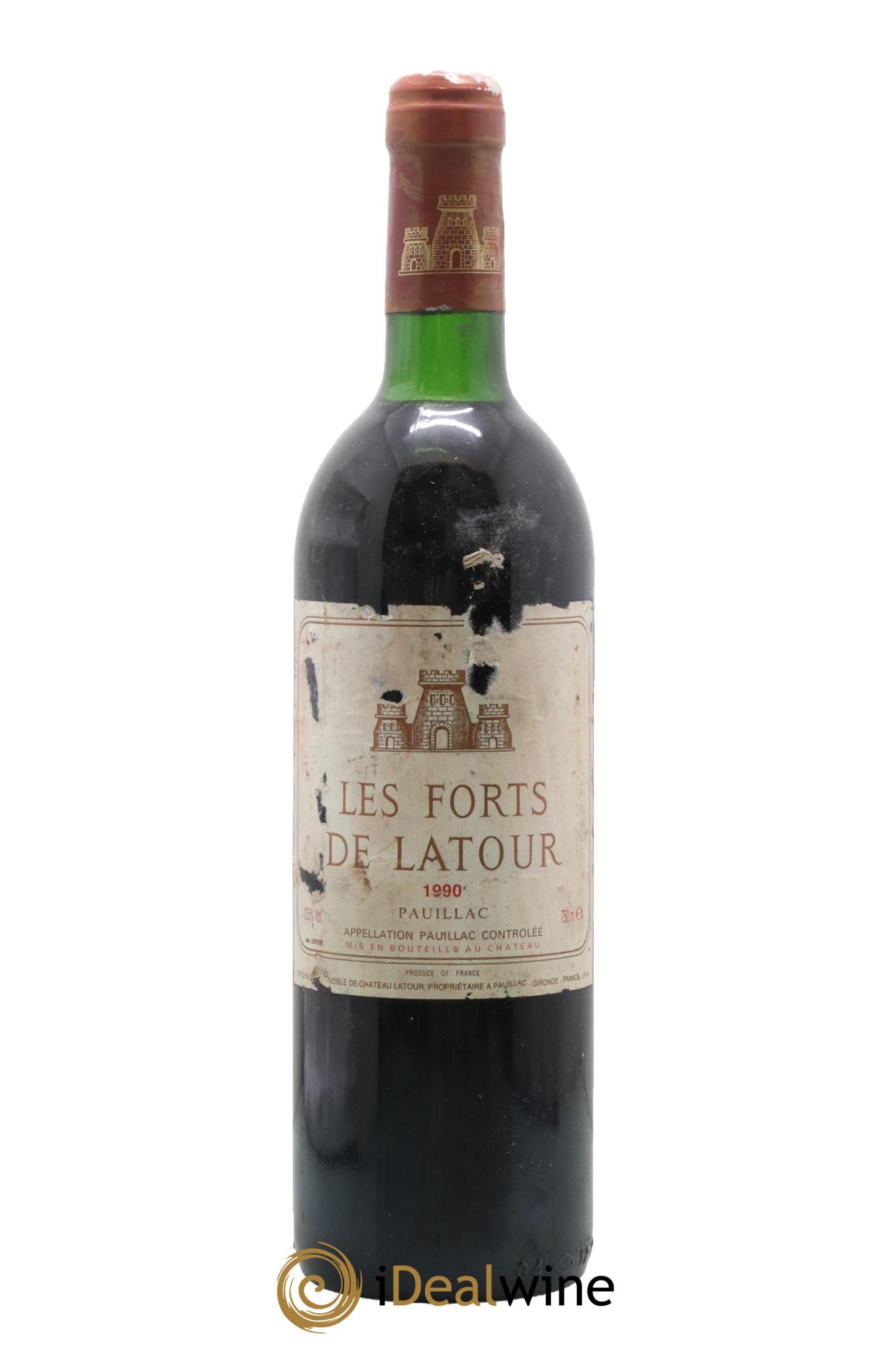 Les Forts de Latour Second Vin  1990 - Lot de 1 bouteille - 0
