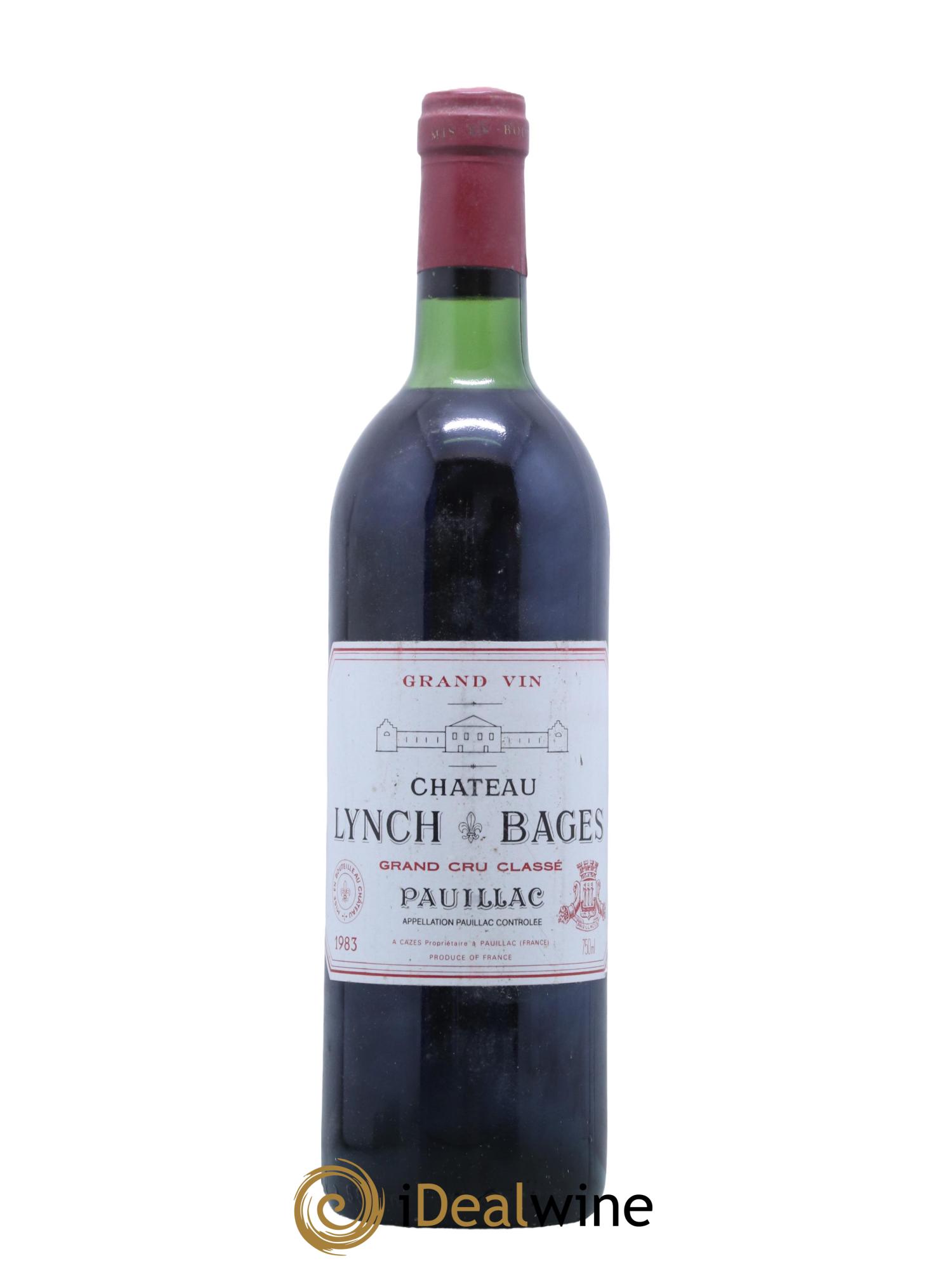 Château Lynch Bages 5ème Grand Cru Classé 1983 - Lot de 1 bouteille - 0