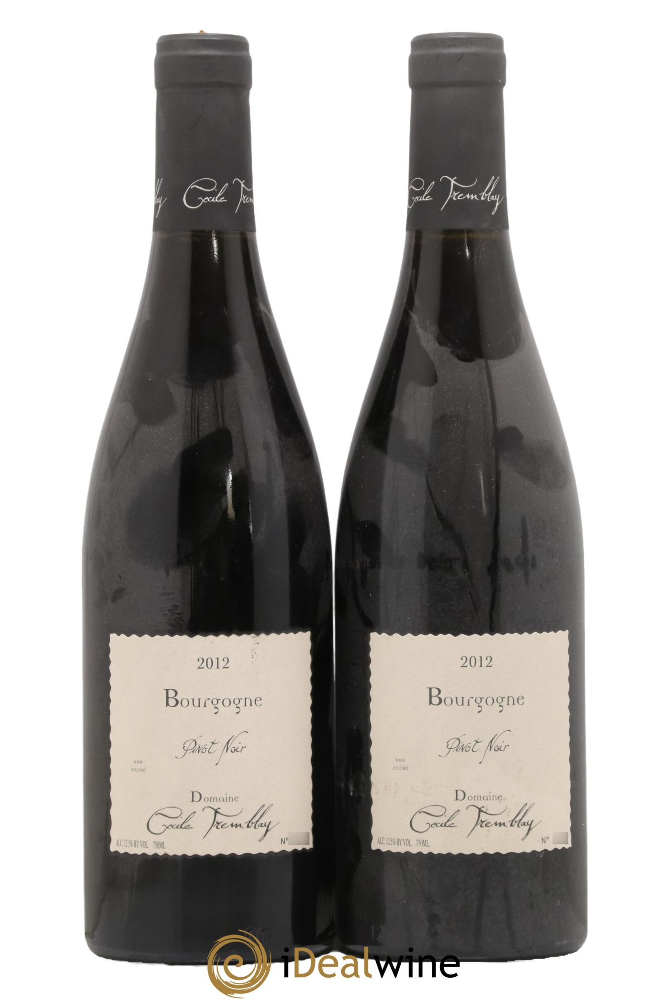 Bourgogne Côte-d'Or Cécile Tremblay 2012 - Lot de 2 bouteilles - 0