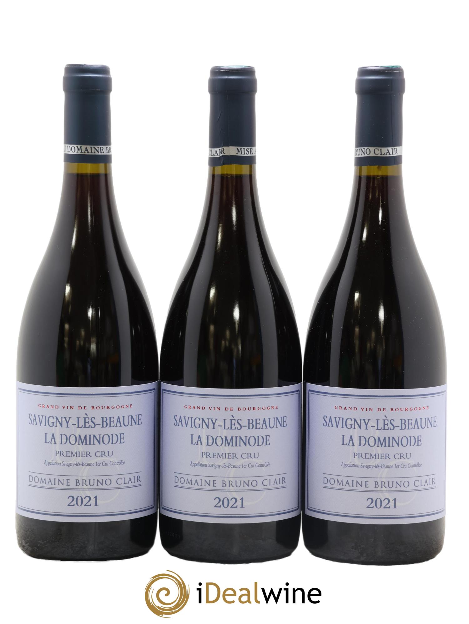 Savigny-lès-Beaune 1er Cru La Dominode Bruno Clair (Domaine) 2021 - Lot de 3 bouteilles - 0