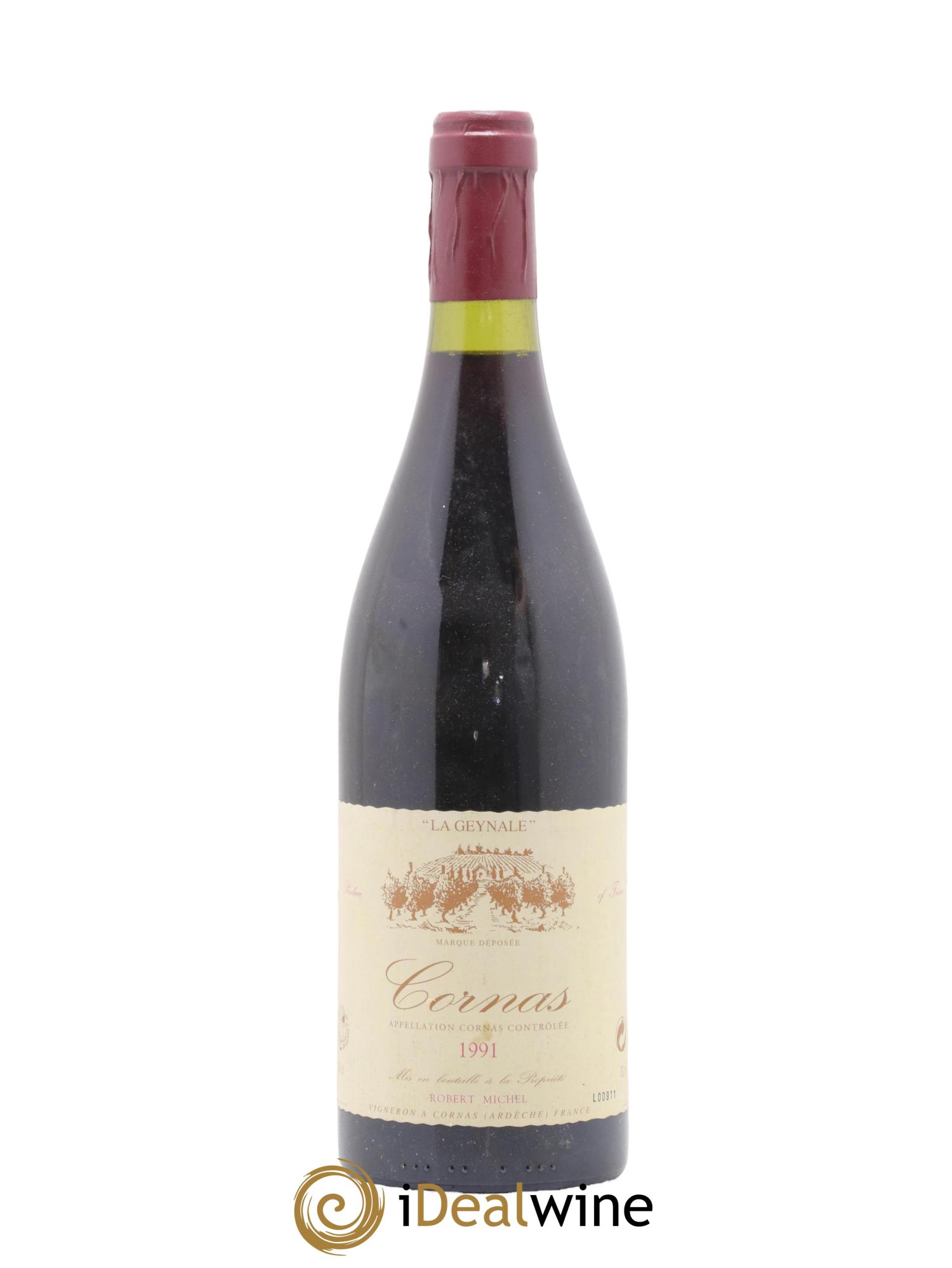 Cornas La Geynale Robert Michel 1991 - Lot de 1 bouteille - 0