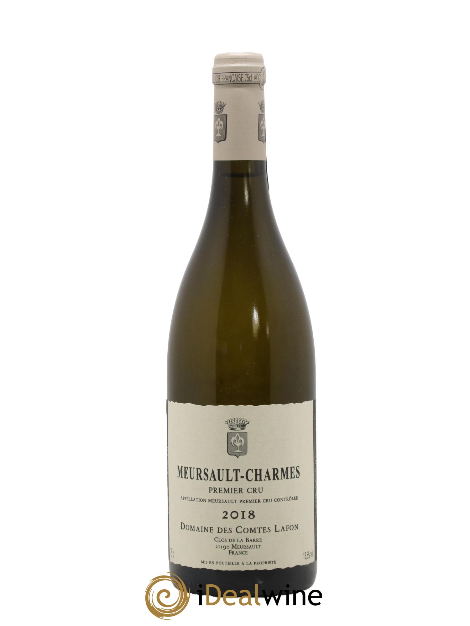 Meursault 1er Cru Charmes Comtes Lafon (Domaine des) 2018 - Lot de 1 bouteille - 0