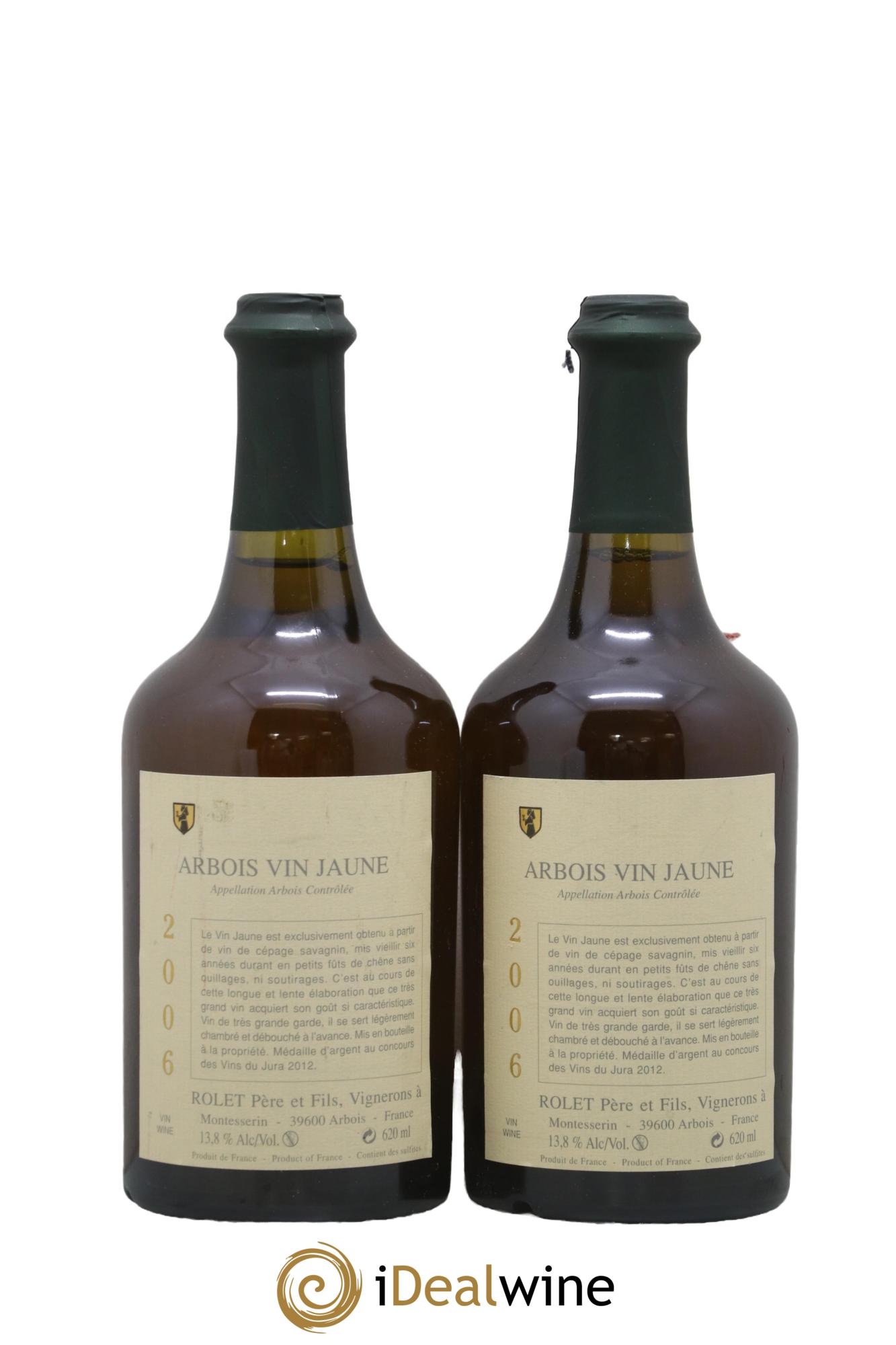 Arbois Vin Jaune Domaine Rolet 2006 - Lotto di 2 clavelin - 0