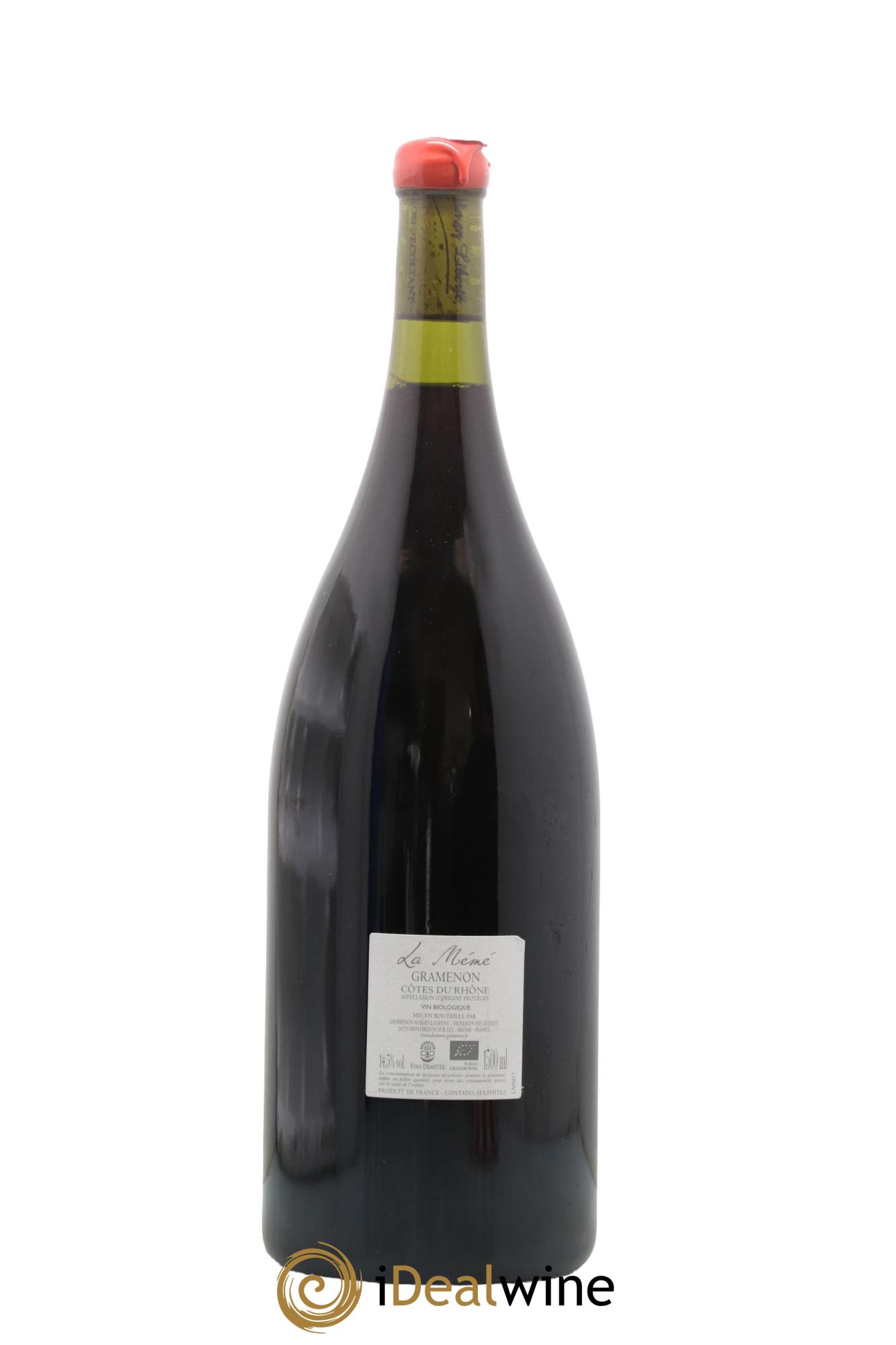 Côtes-du-Rhône La Mémé Ceps Centenaires Gramenon (Domaine) 2017 - Lot of 1 magnum - 1