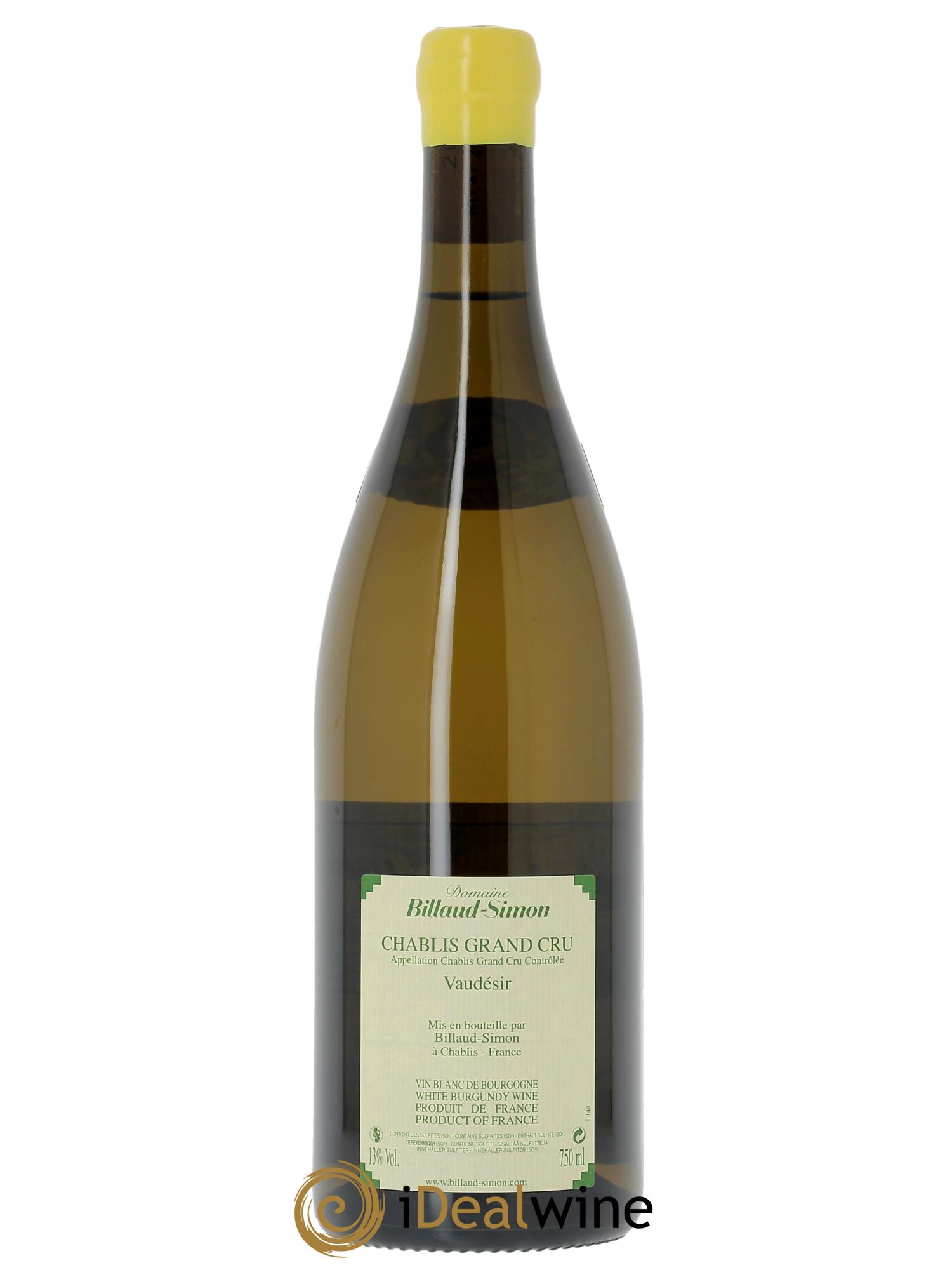 Chablis Grand Cru Vaudésir Billaud-Simon (Domaine)  2023 - Lotto di 1 bottiglia - 1