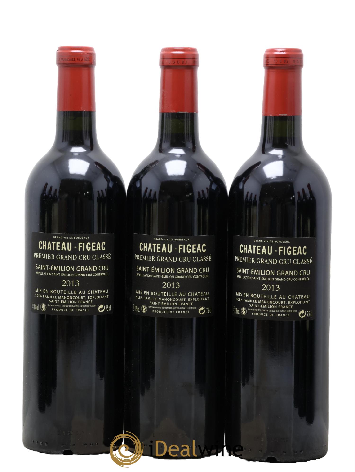 Château Figeac 1er Grand Cru Classé A 2013 - Lot de 12 bouteilles - 4