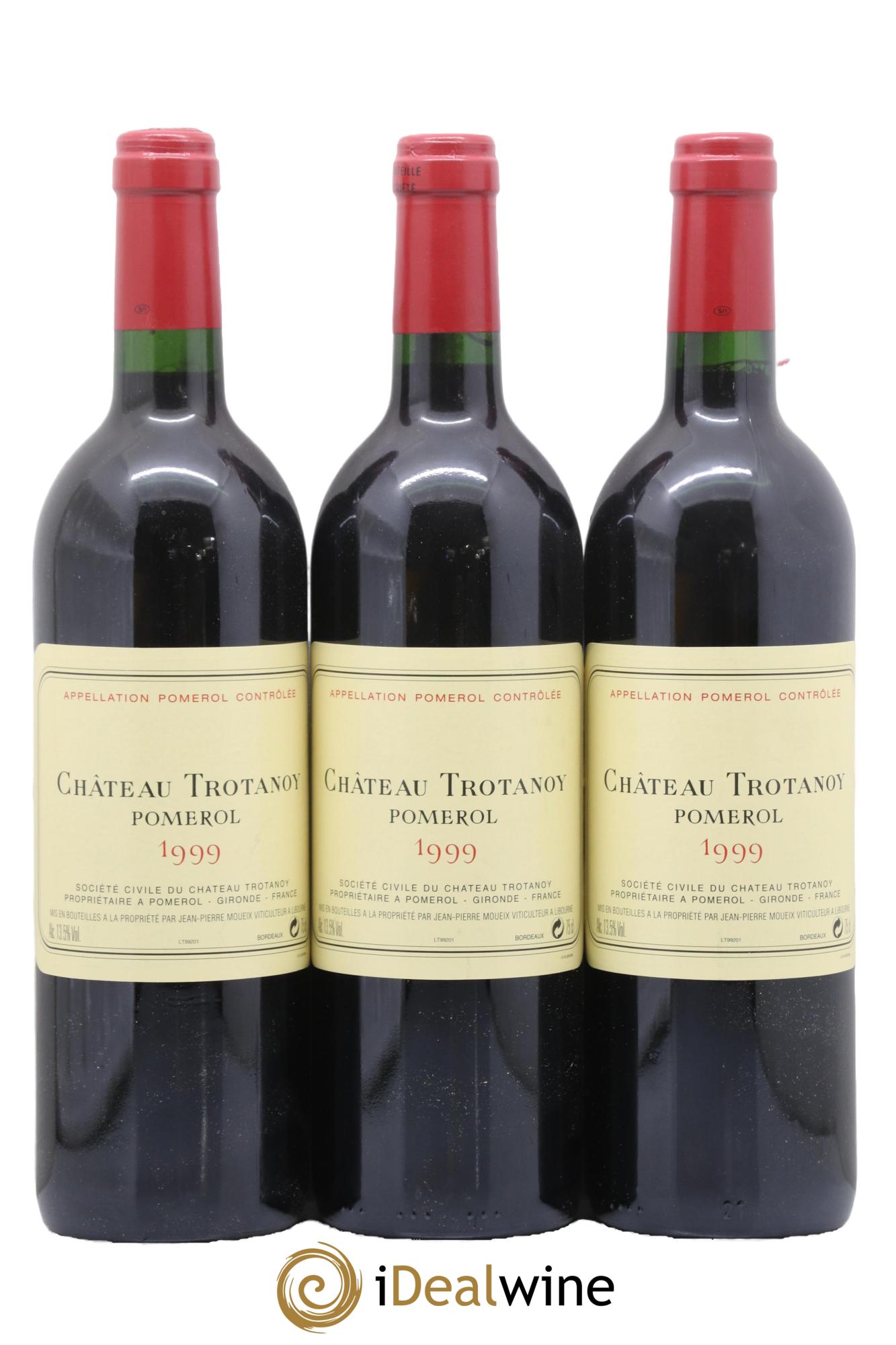 Château Trotanoy 1999 - Lot de 3 bouteilles - 0