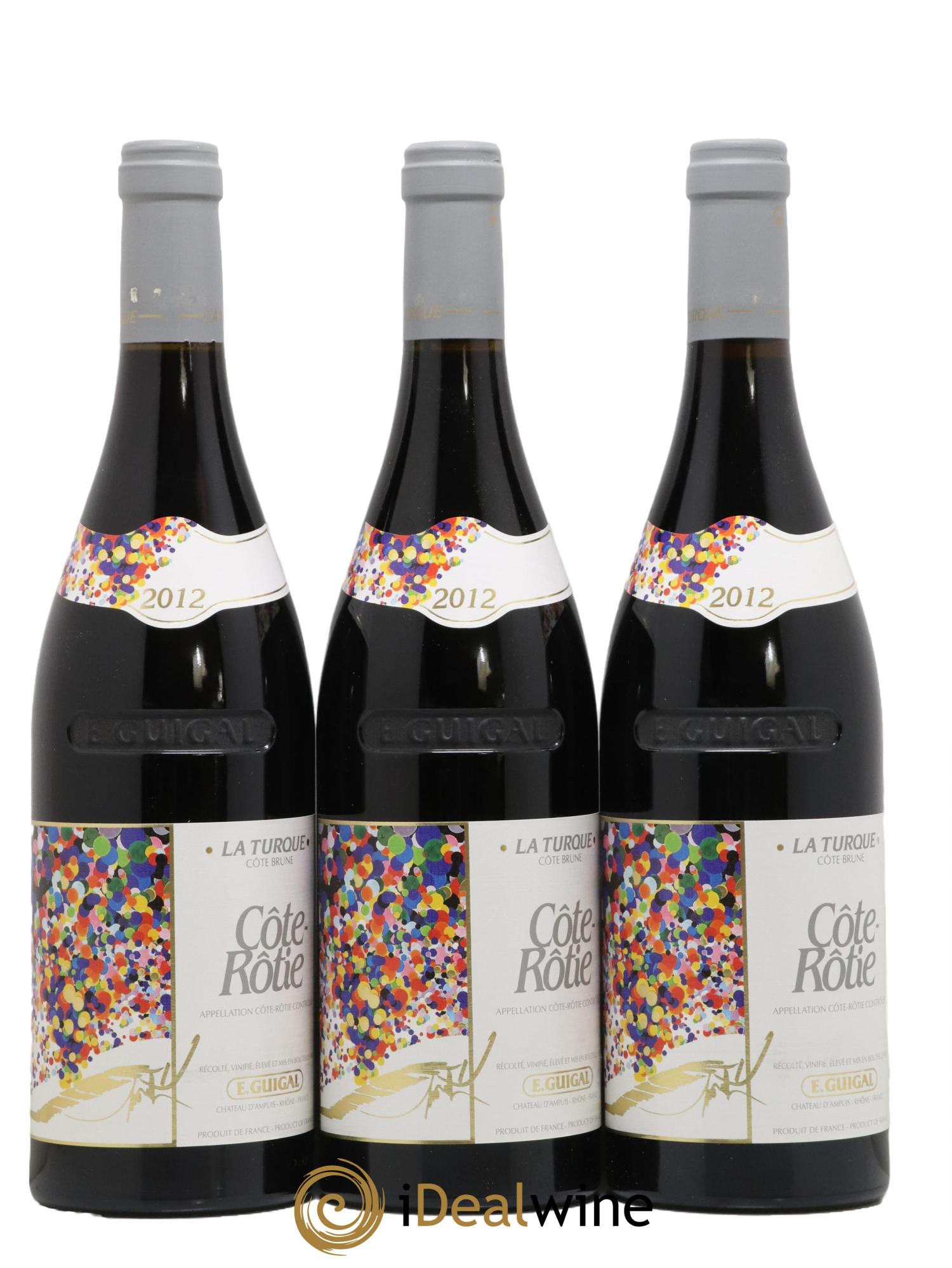 Côte-Rôtie La Turque Guigal 2012 - Posten von 6 Flaschen - 1