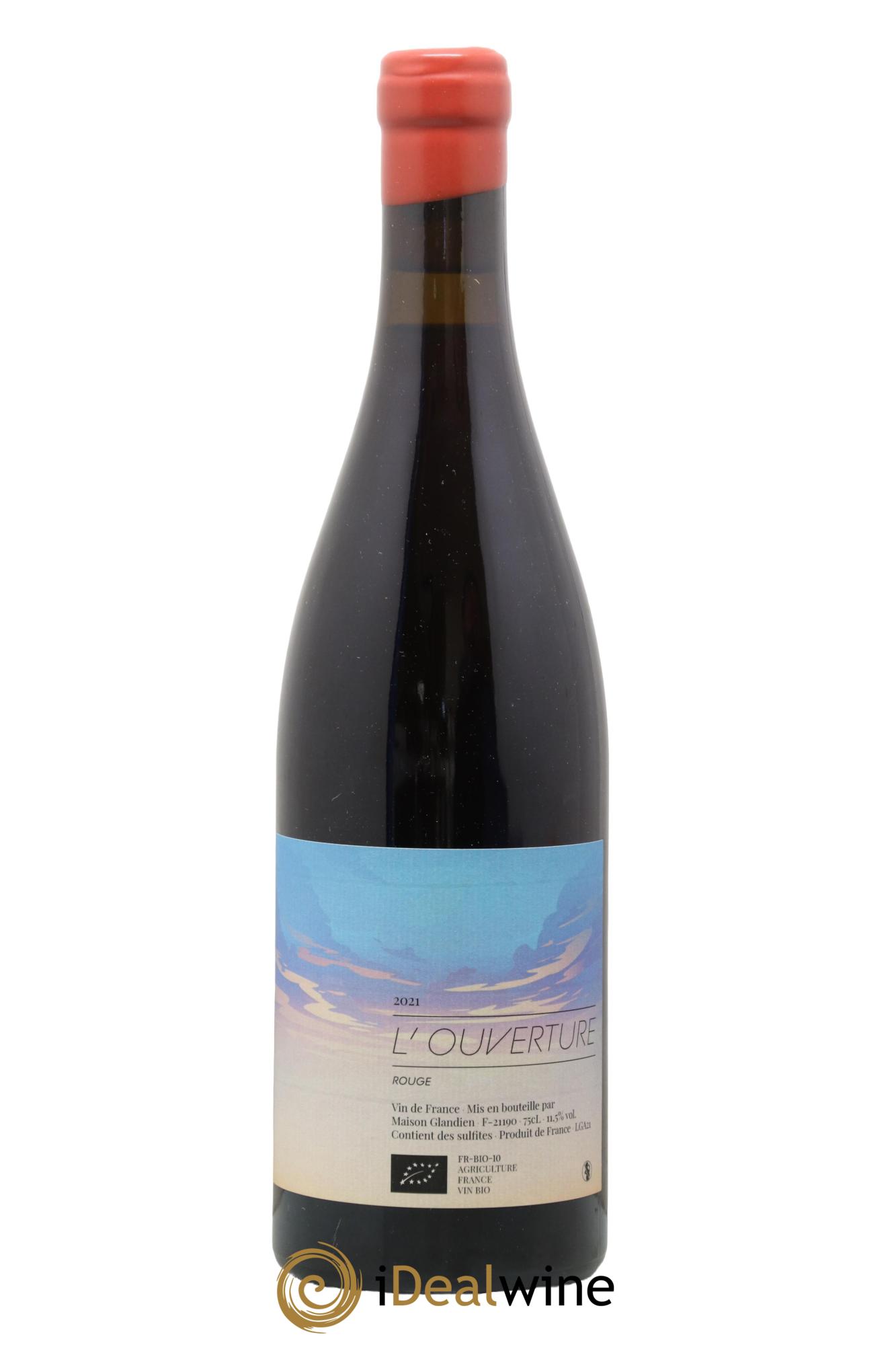Vin de France L'Ouverture Maison Glandien 2021 - Lot de 1 bouteille - 0