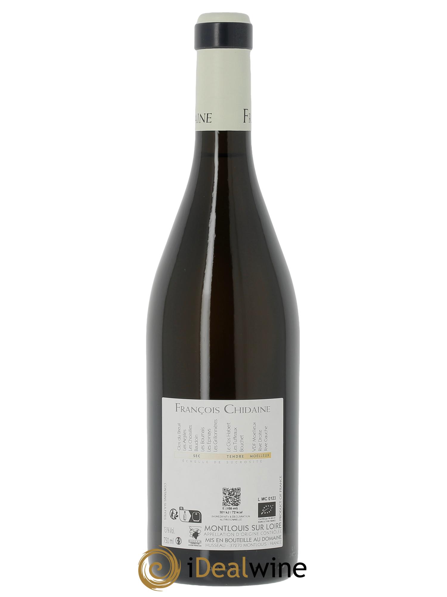 Montlouis-sur-Loire Les Choisilles François Chidaine  2023 - Lot of 1 bottle - 1