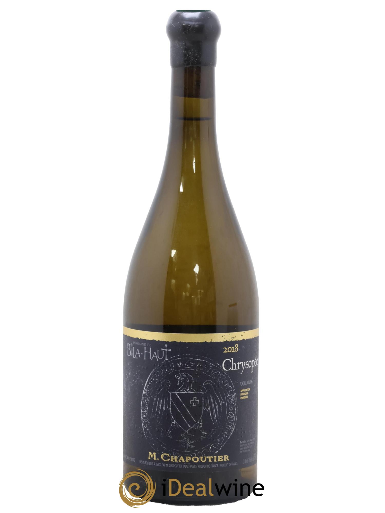 Collioure Bila-Haut (Domaine) Chrysopee Chapoutier 2018 - Lot of 1 bottle - 0