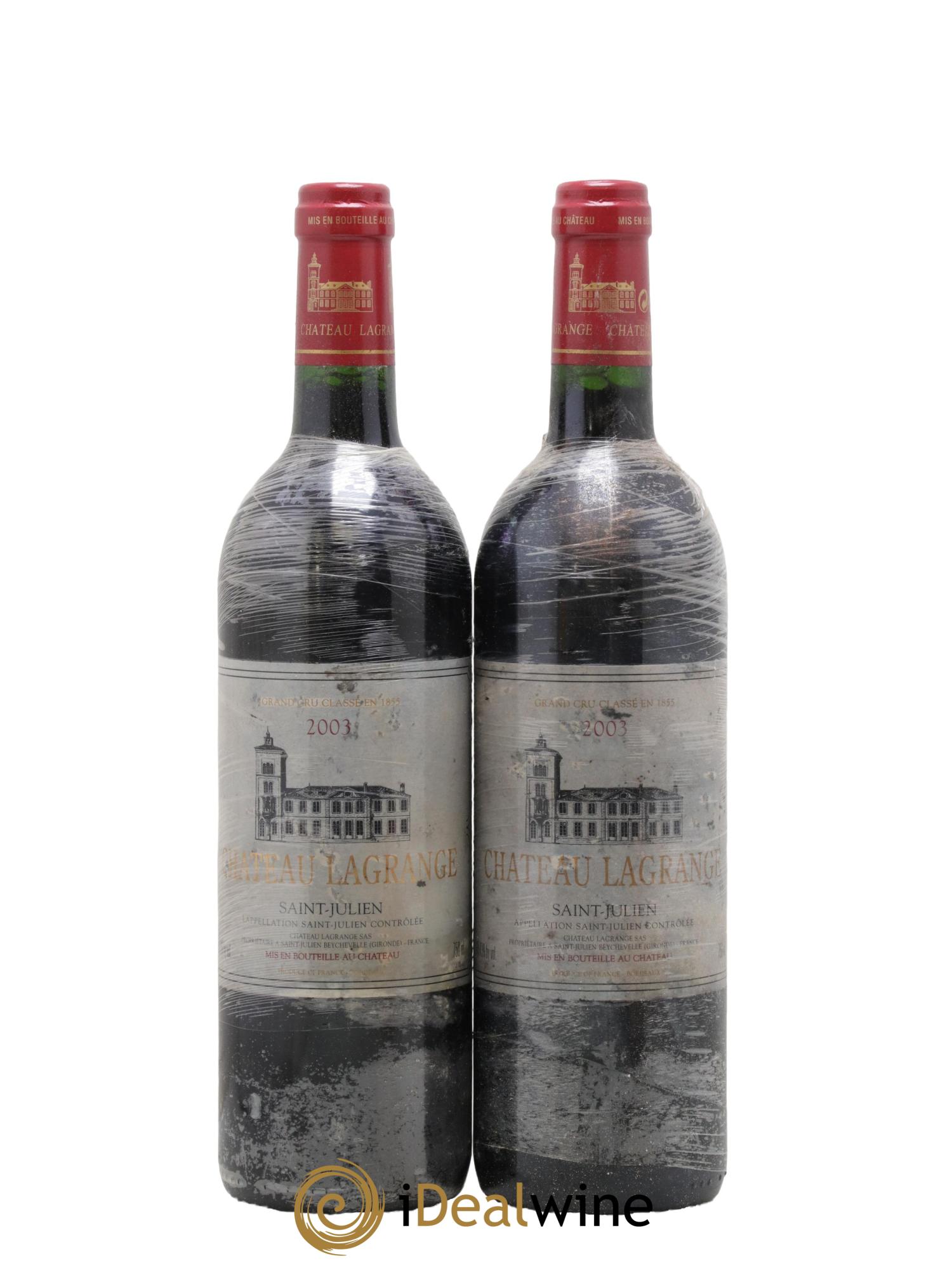 Château Lagrange 3ème Grand Cru Classé 2003 - Posten von 2 Flaschen - 0