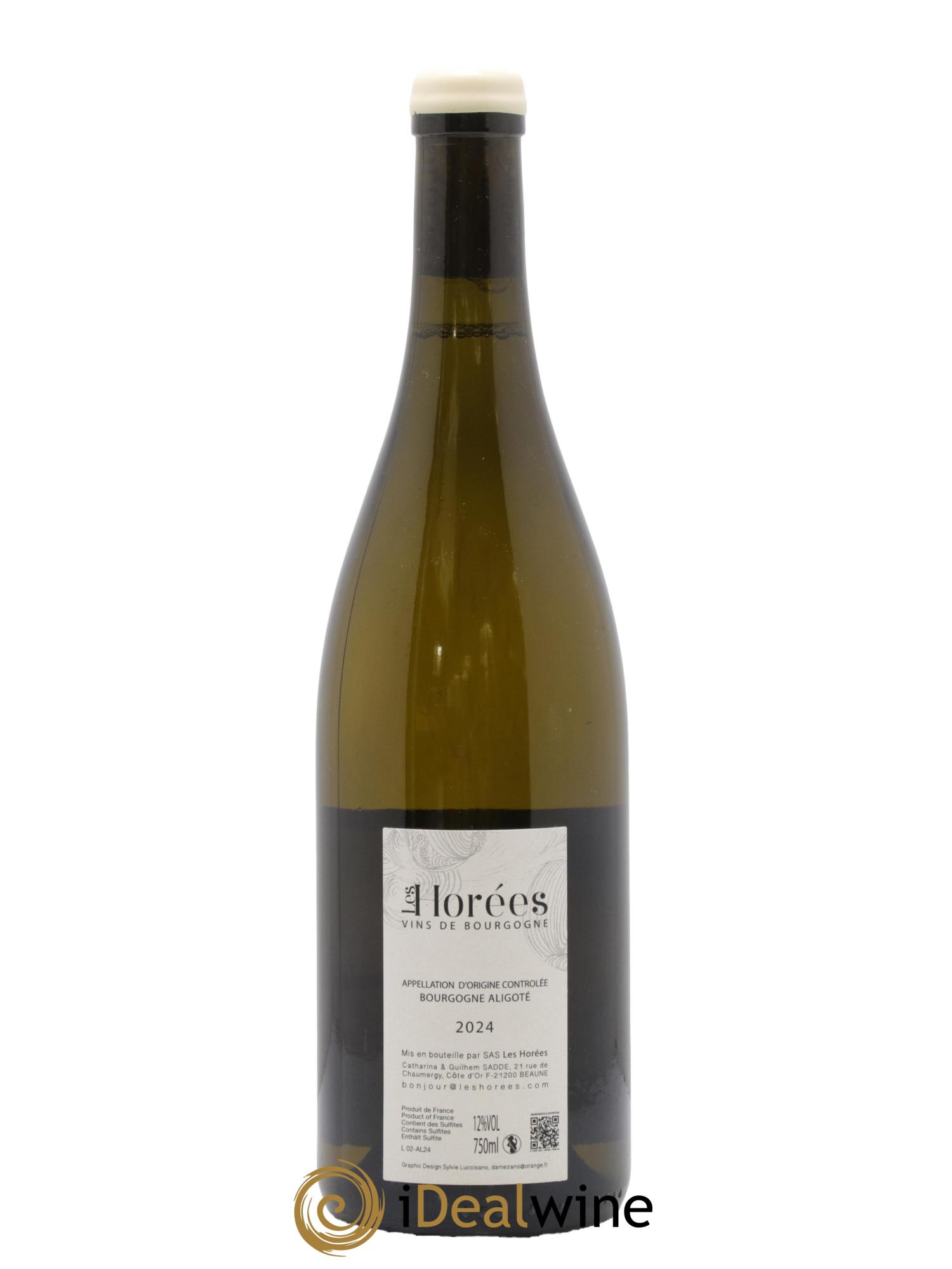 Bourgogne Aligoté En Coulezain Les Horées 2024 - Lot de 1 bouteille - 1