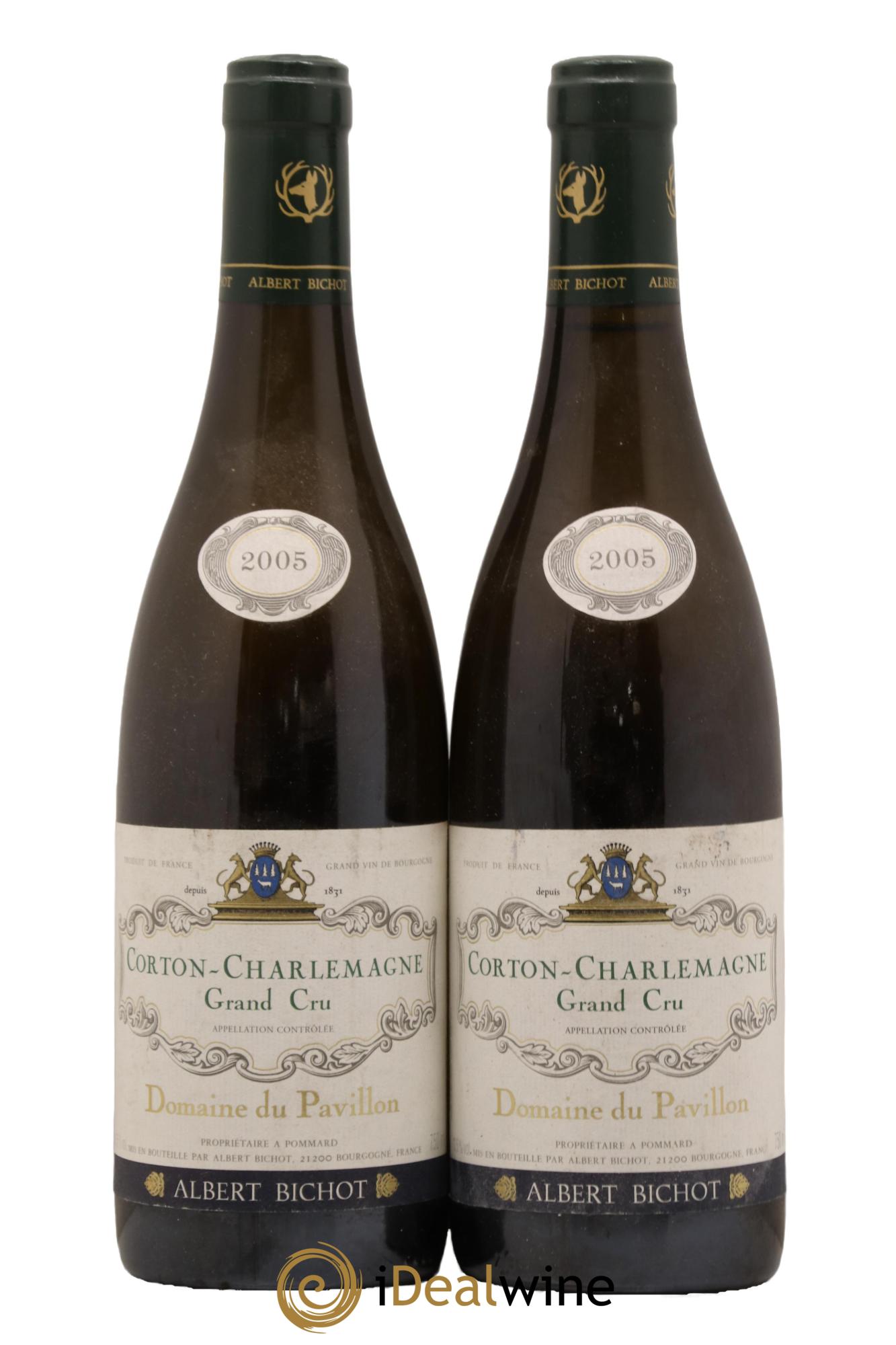 Corton-Charlemagne Grand Cru Domaine du Pavillon - Albert Bichot 2005 - Lot de 2 bouteilles - 0
