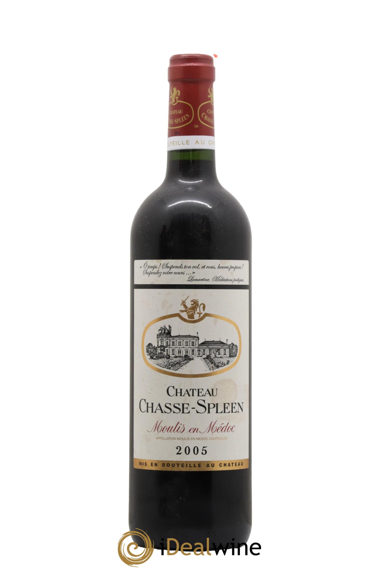 Château Chasse Spleen 2005 - Lot de 1 bouteille - 0