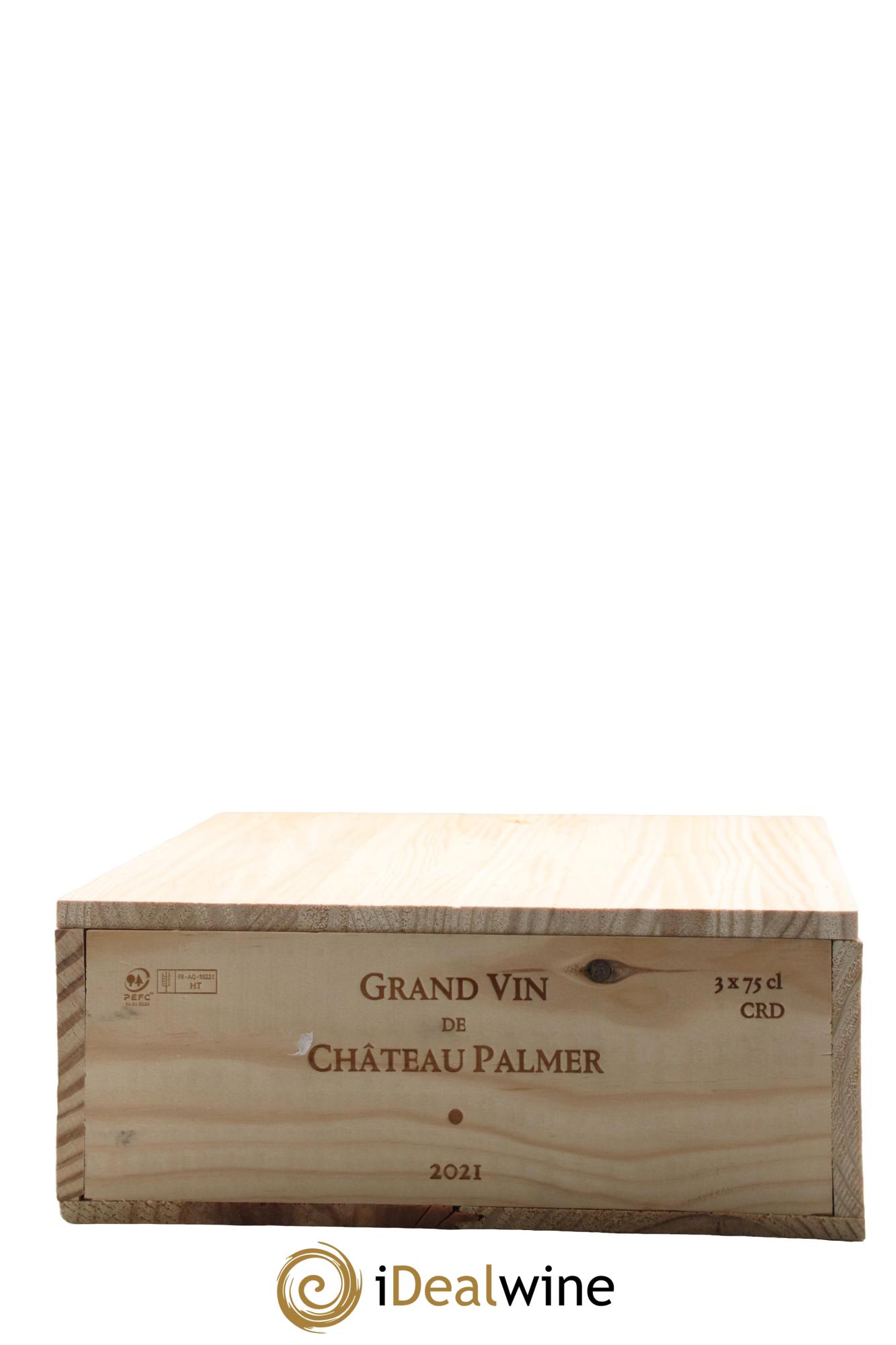 Château Palmer 3ème Grand Cru Classé 2021 - Lot of 3 bottles - 2