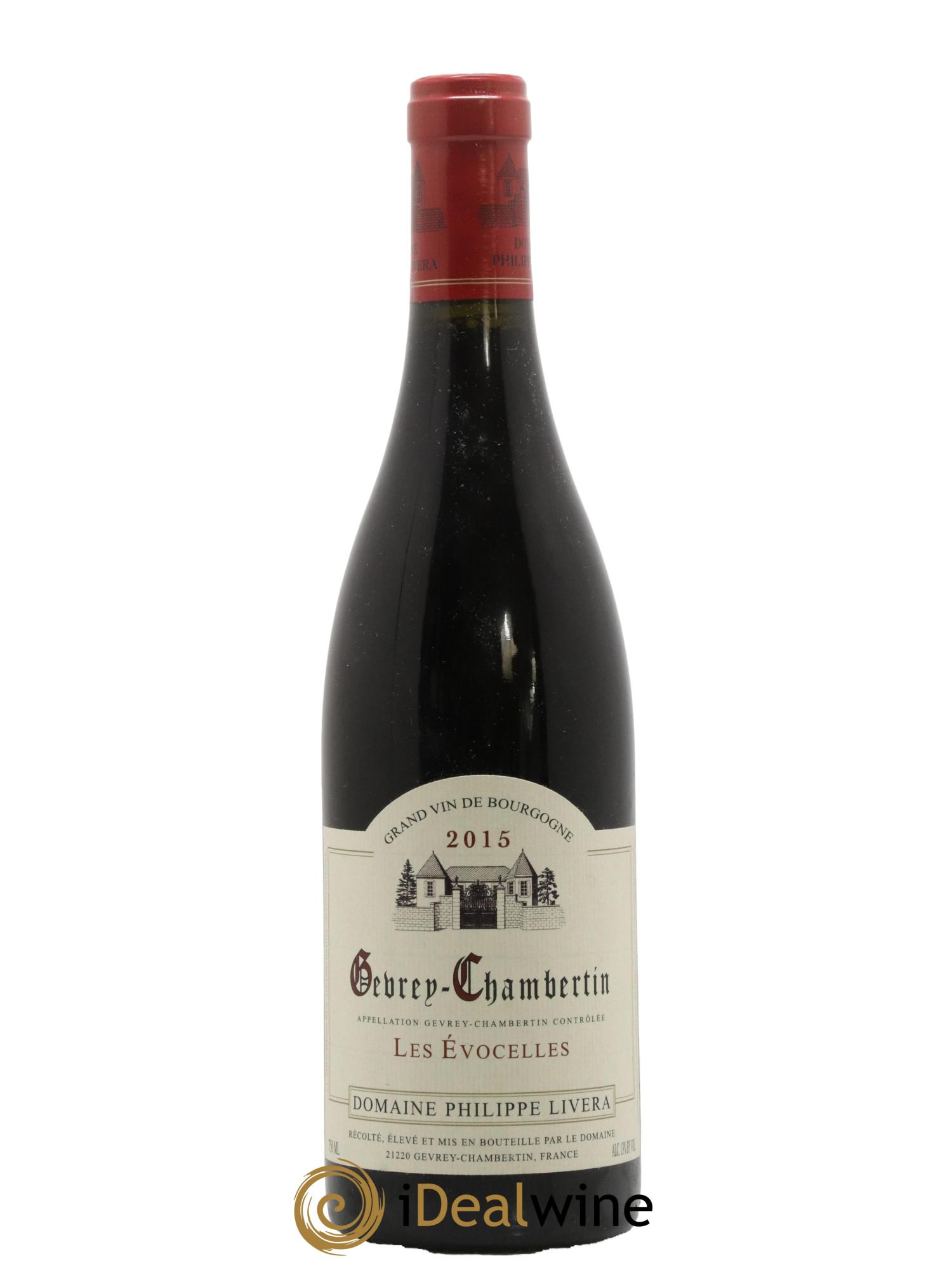 Gevrey-Chambertin Les Evocelles Tilleuls (Domaine des) - Philippe Livera 2015 - Lot de 1 bouteille - 0