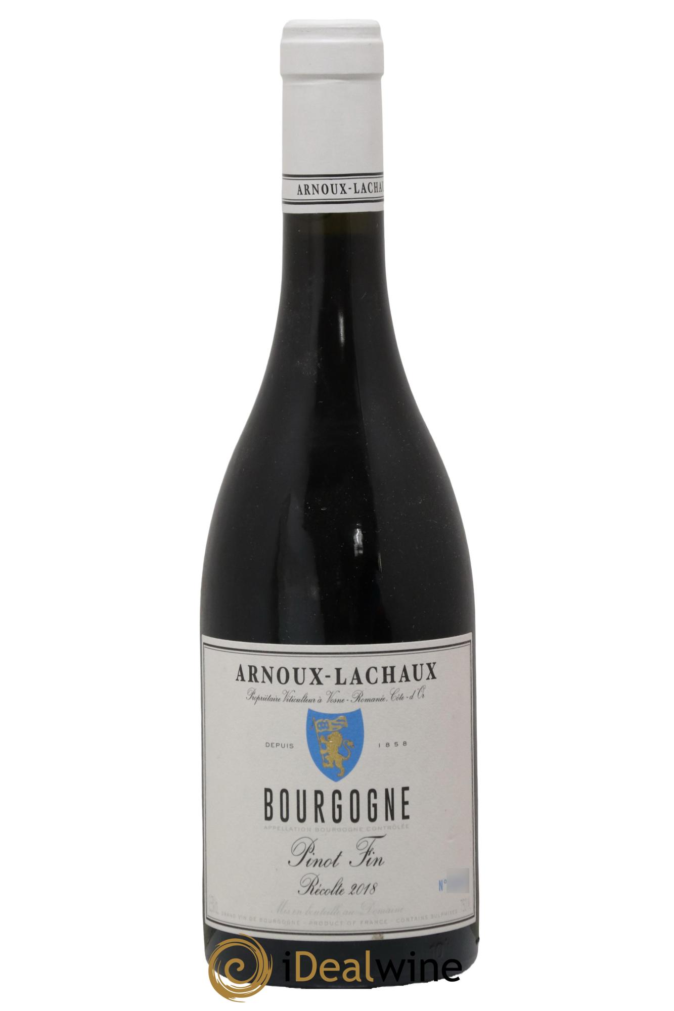 Bourgogne Pinot Fin Arnoux-Lachaux (Domaine) 2018 - Lot de 1 bouteille - 0