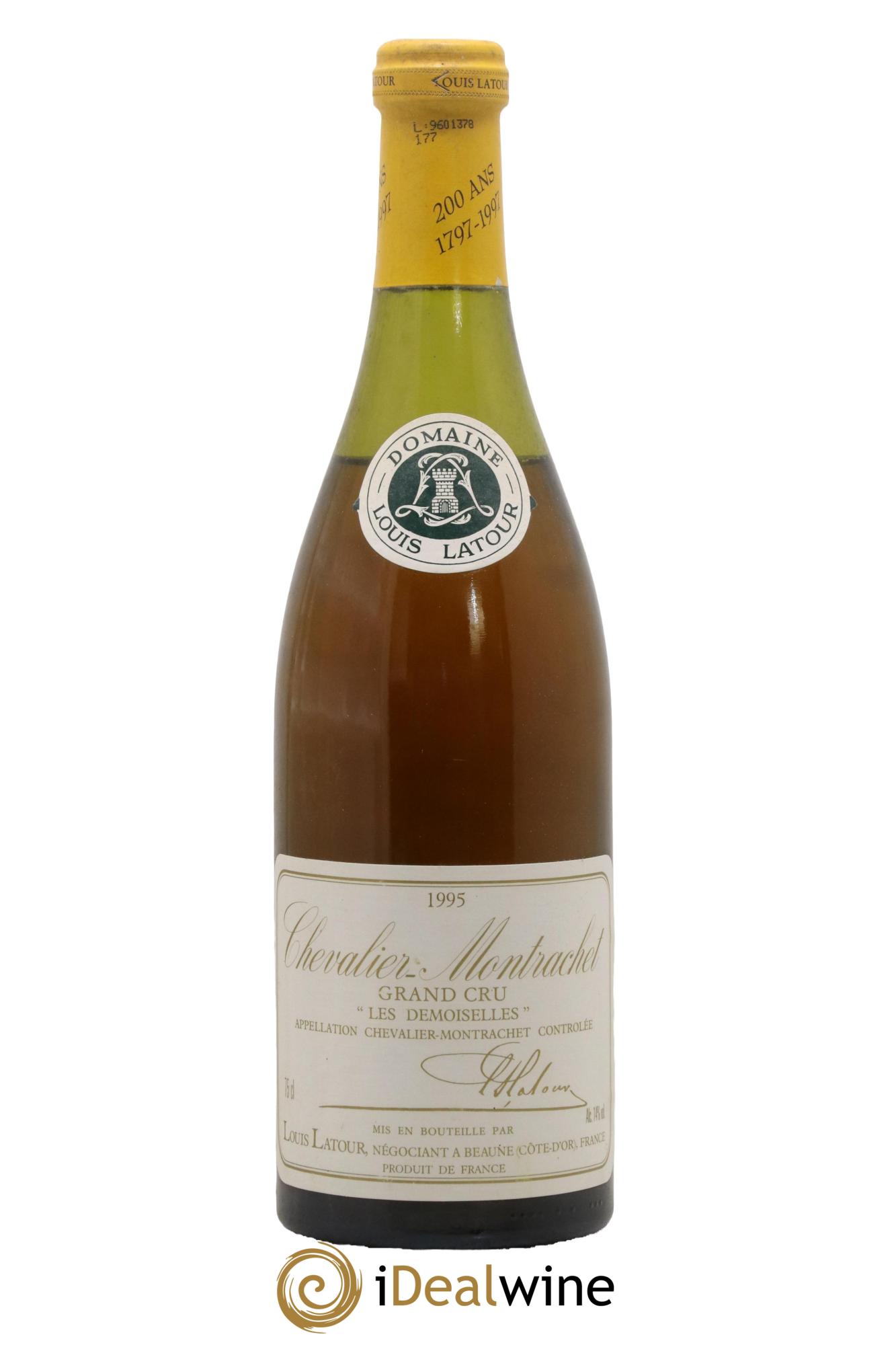 Chevalier-Montrachet Grand Cru Les Demoiselles Louis Latour  1995 - Posten von 1 Flasche - 0