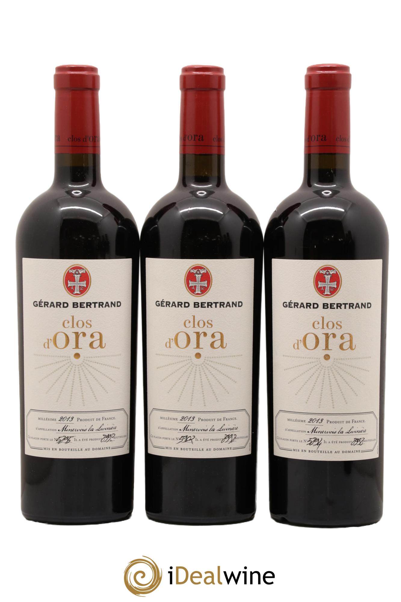 Minervois La Livinière Clos d'Ora Gérard Bertrand 2013 - Lot de 3 bouteilles - 0
