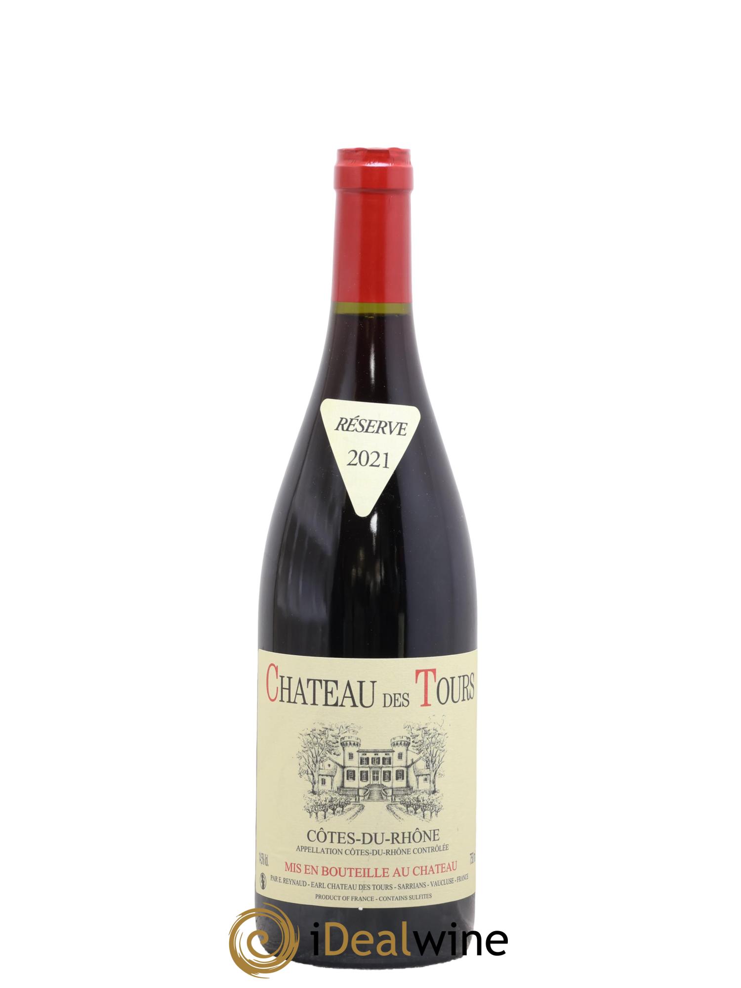 Côtes-du-Rhône Château des Tours Emmanuel Reynaud 2021 - Lot de 1 bouteille - 0
