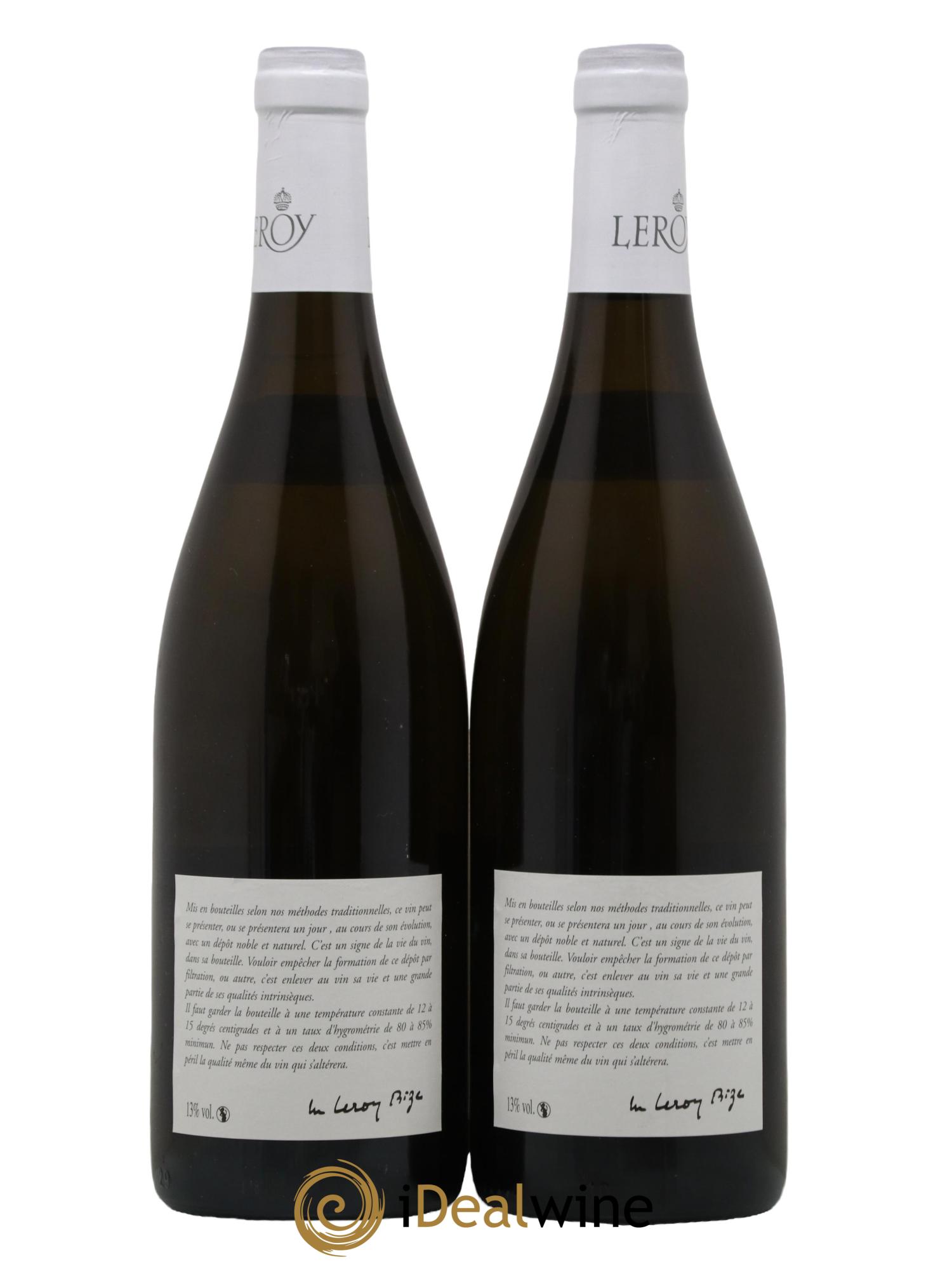 Meursault 1er Cru Les Genevrières Leroy SA 2018 - Lot de 2 bouteilles - 1