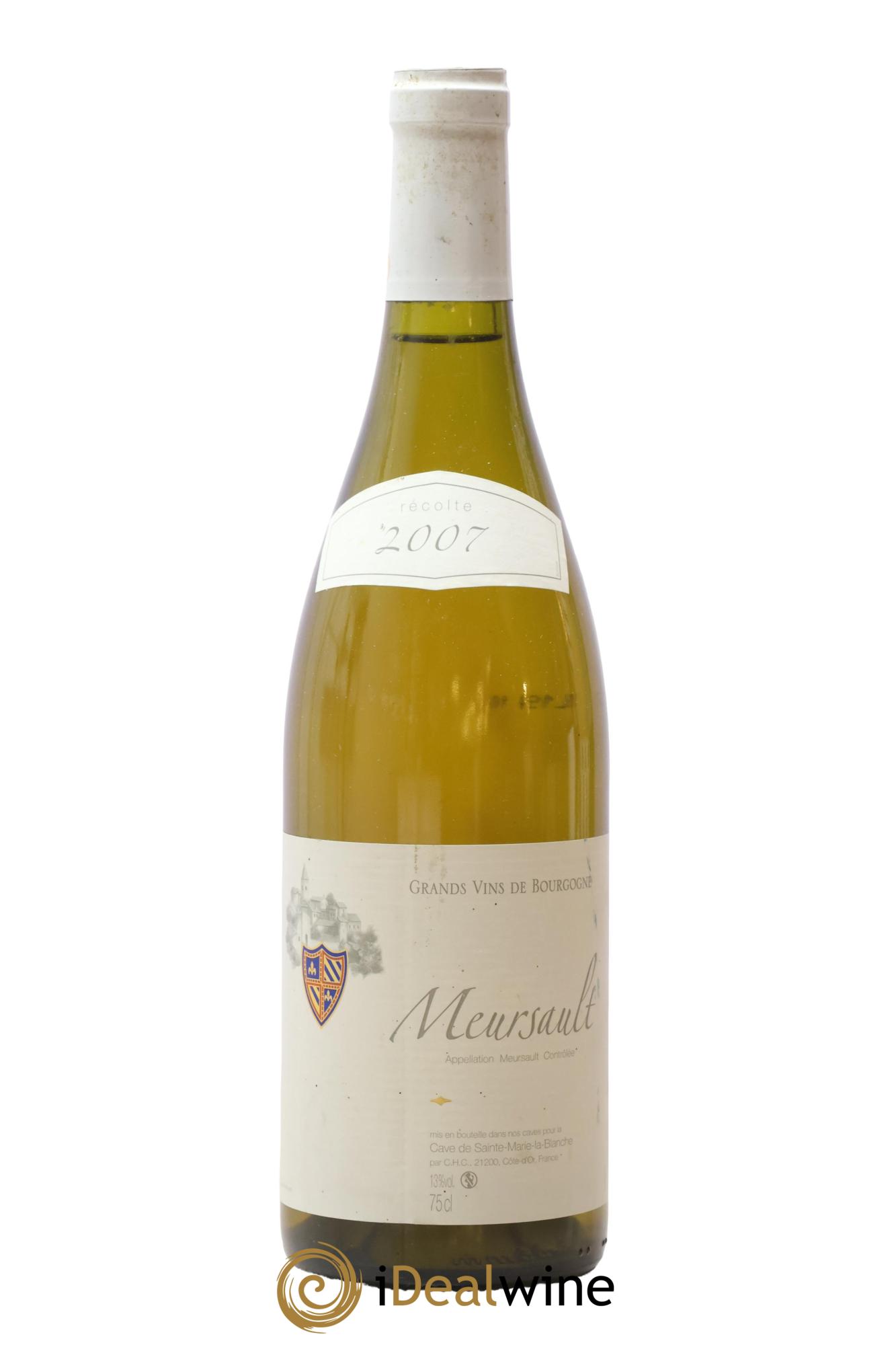 Meursault Cave De Sainte-Marie-La-Blanche 2007 - Lot de 1 bouteille - 0