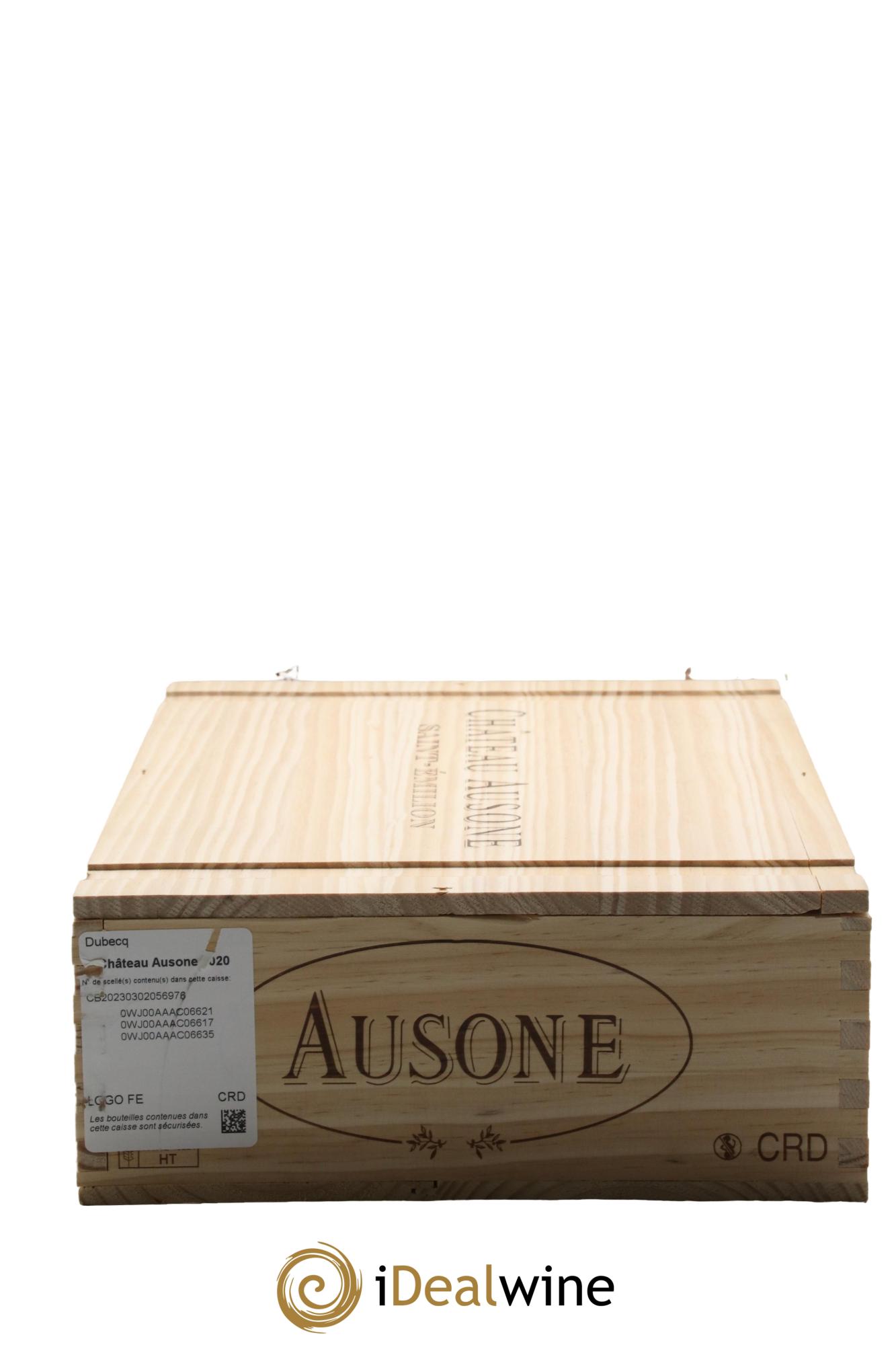 Château Ausone 1er Grand Cru Classé A 2020 - Posten von 3 Flaschen - 3