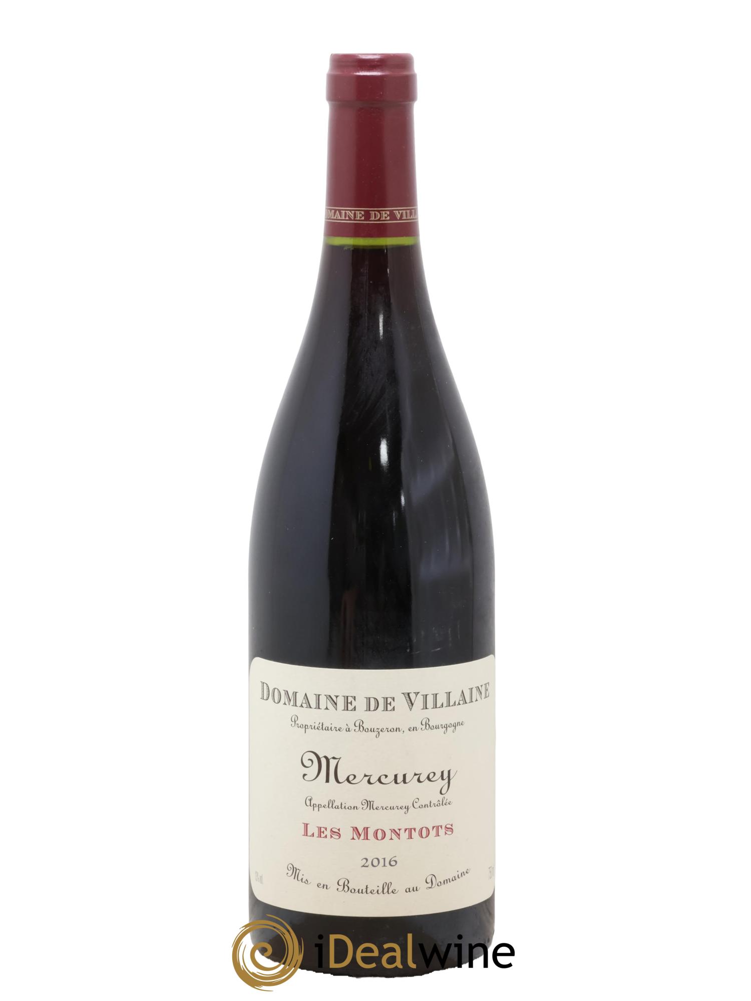Mercurey Les Montots Domaine de Villaine 2016 - Lot de 1 bouteille - 0