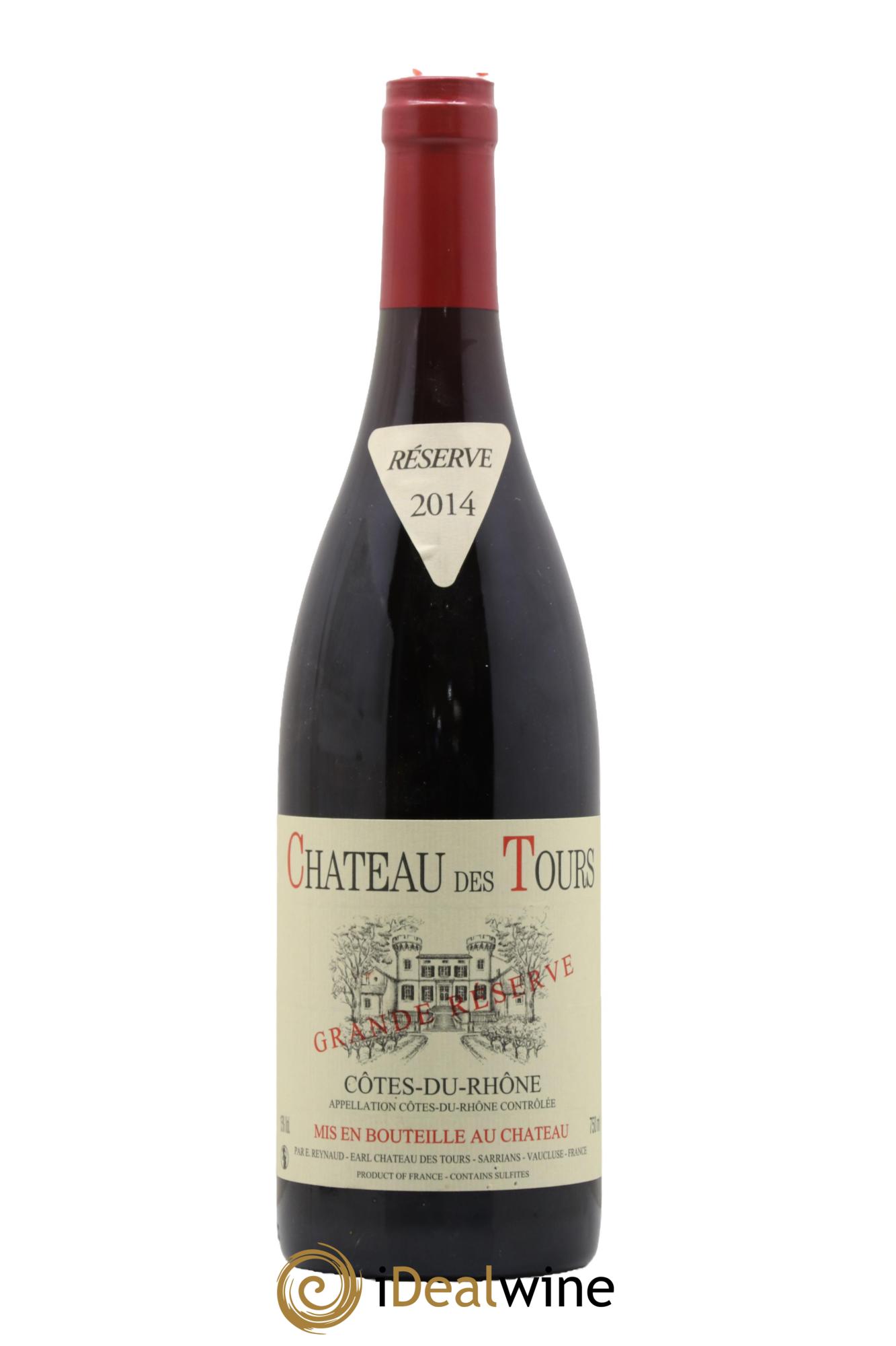 Côtes-du-Rhône Château des Tours Grande Réserve Emmanuel Reynaud 2014 - Lot de 1 bouteille - 0