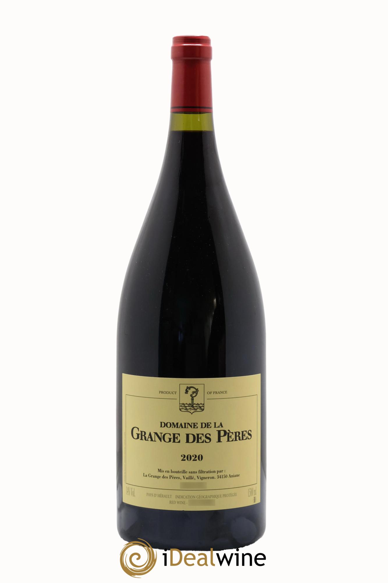IGP Pays d'Hérault Grange des Pères Laurent Vaillé 2020 - Lot of 1 magnum - 0