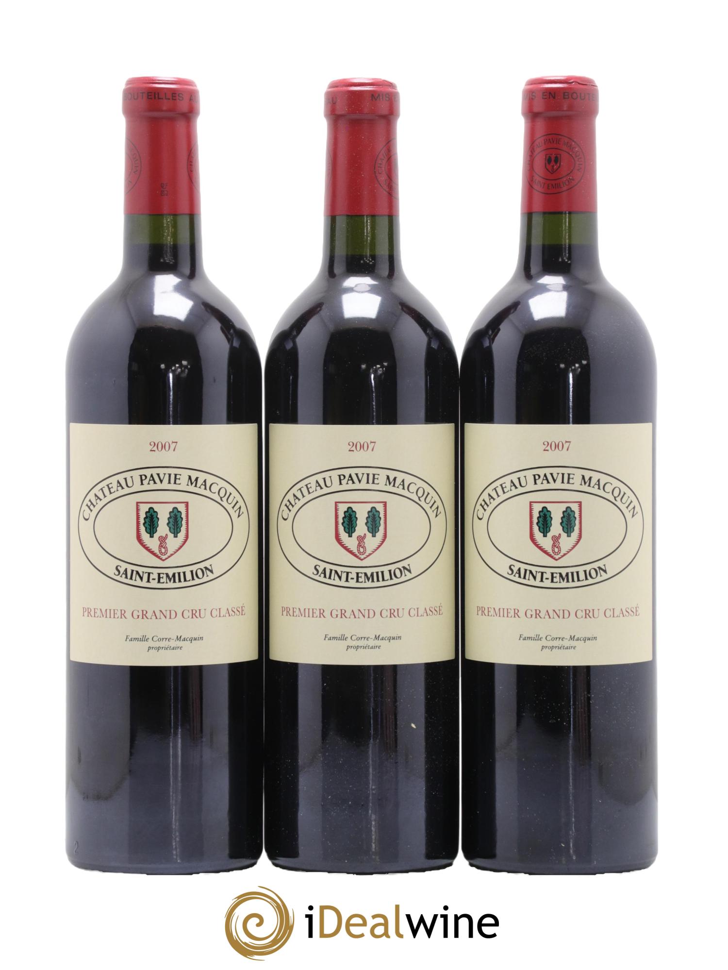 Château Pavie Macquin 1er Grand Cru Classé B 2007 - Lot de 12 bouteilles - 4
