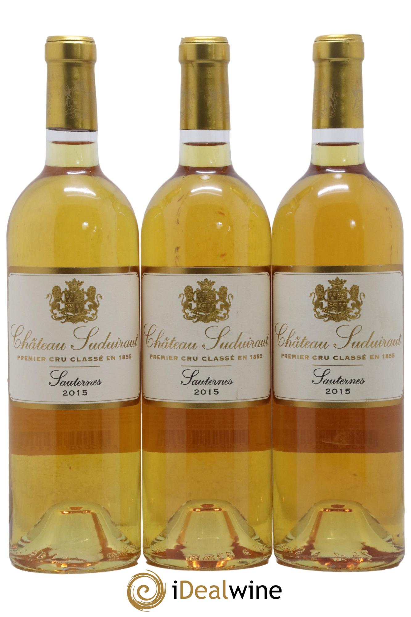 Château Suduiraut 1er Grand Cru Classé 2015 - Lotto di 3 bottiglie - 0