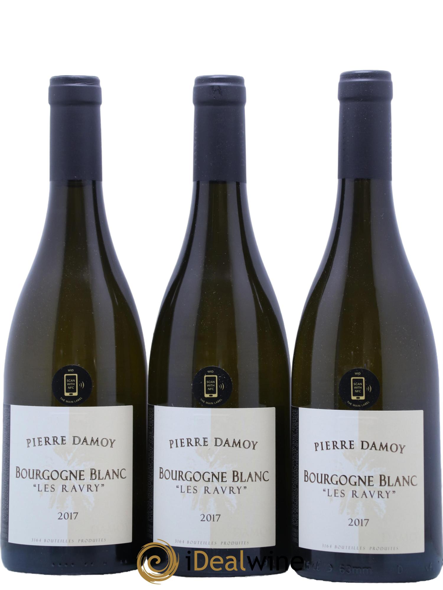 Bourgogne Les Ravry Pierre Damoy 2017 - Lot de 3 bouteilles - 0