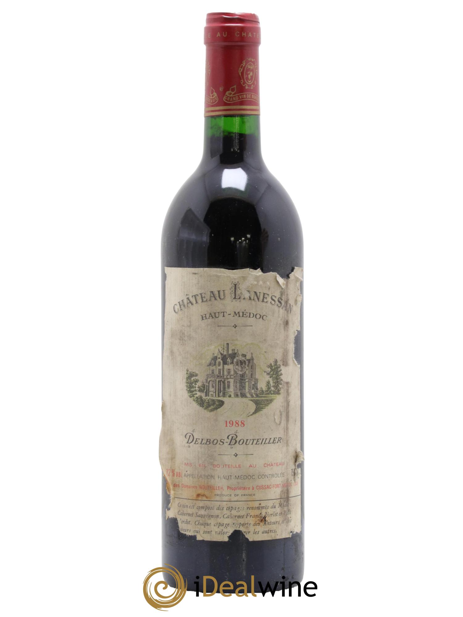 Château Lanessan Cru Bourgeois 1988 - Lot de 1 bouteille - 0