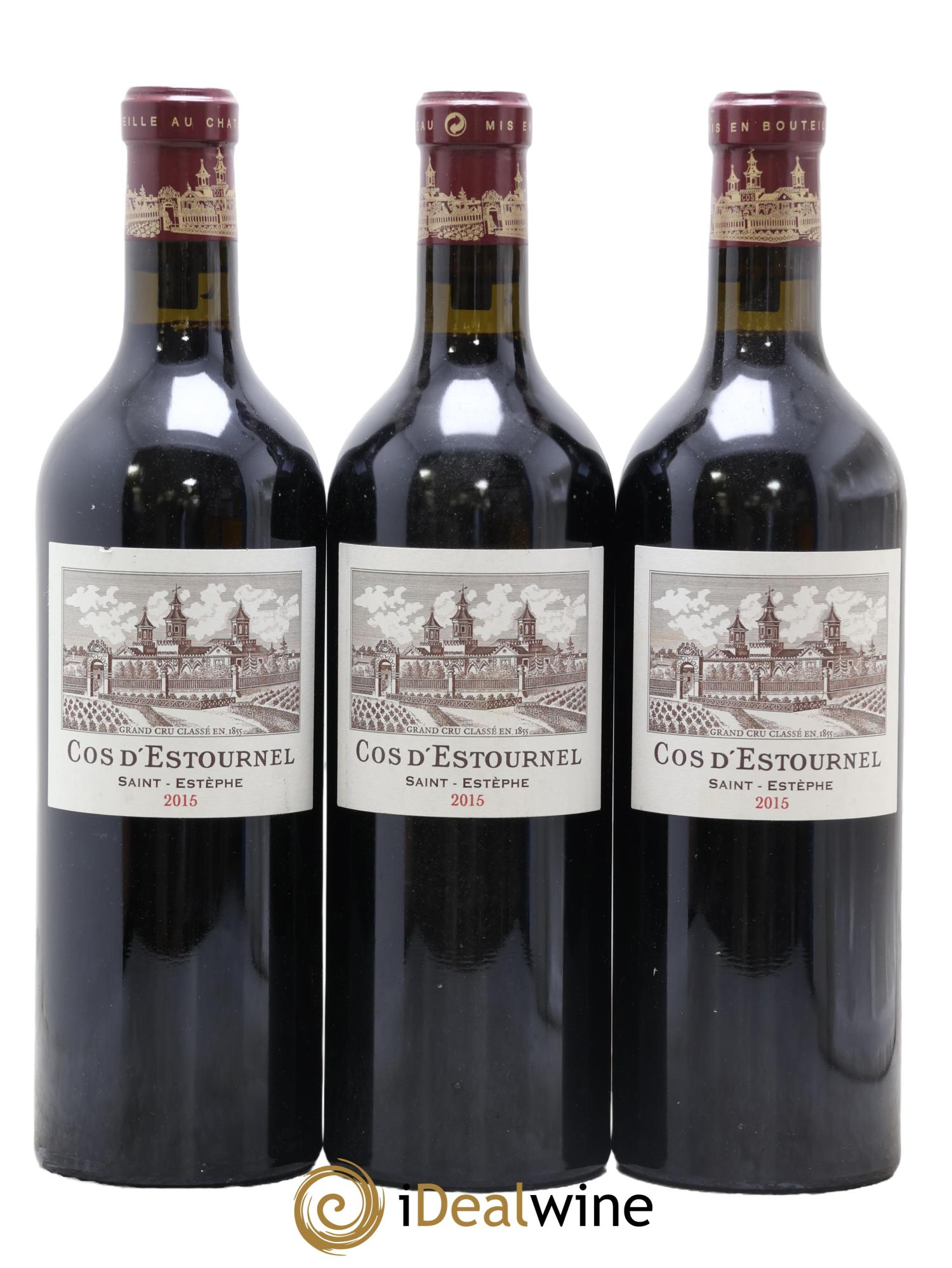 Cos d'Estournel 2ème Grand Cru Classé 2015 - Lot de 3 bouteilles - 0