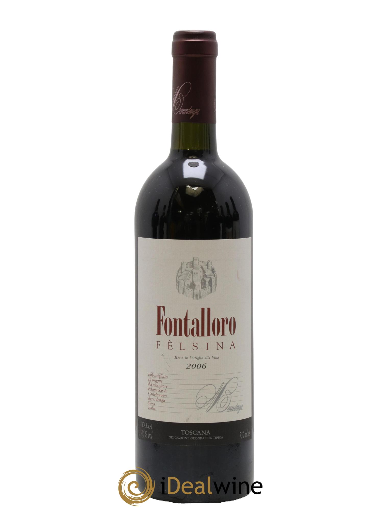 Toscana IGT Fontalloro Felsina 2006 - Lot de 1 bouteille - 0