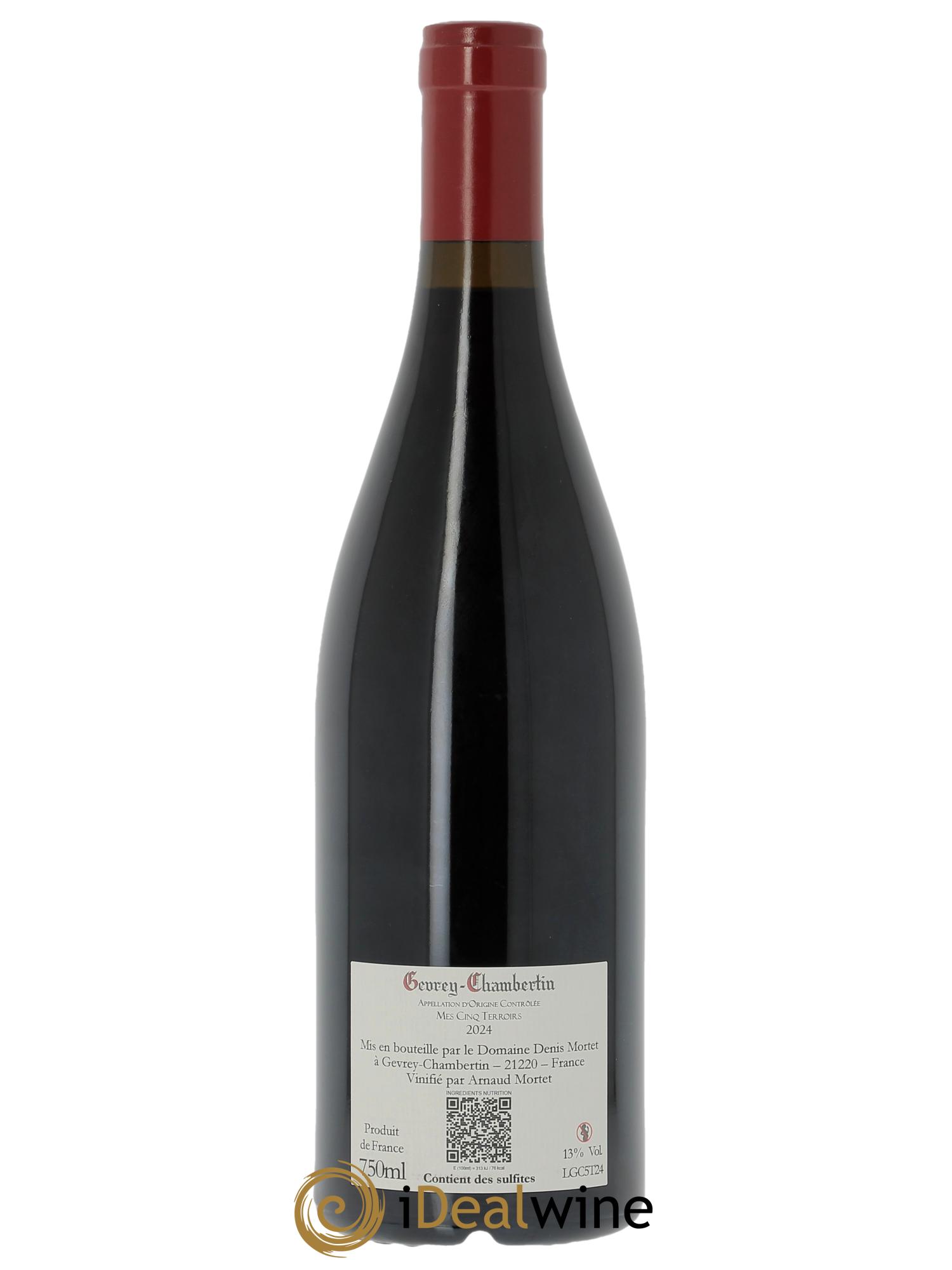Gevrey-Chambertin Mes Cinq Terroirs Denis Mortet (Domaine) 2024 - Lote de 1 botella - 1