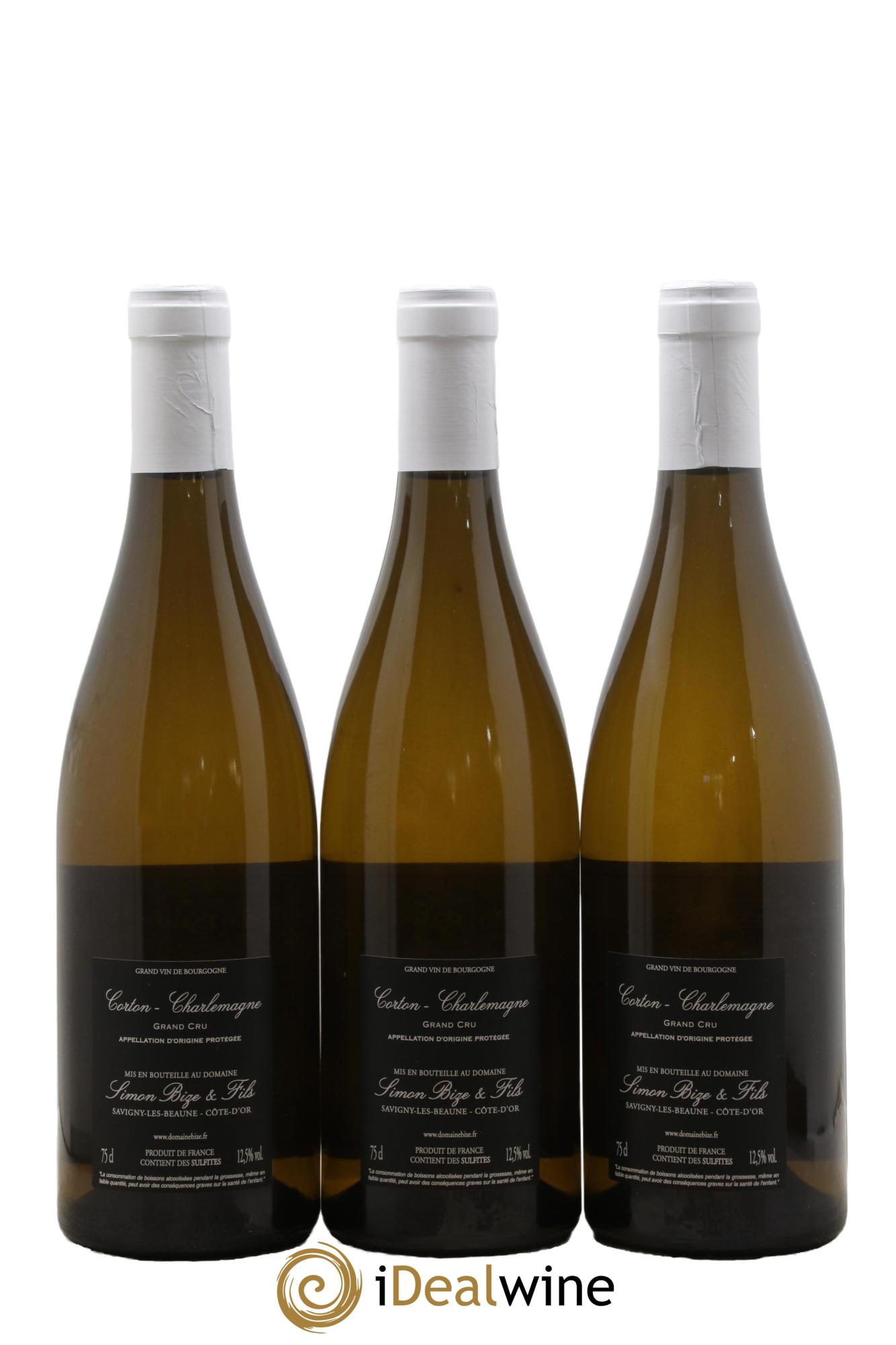 Corton-Charlemagne Grand Cru Simon Bize & Fils 2020 - Posten von 3 Flaschen - 1